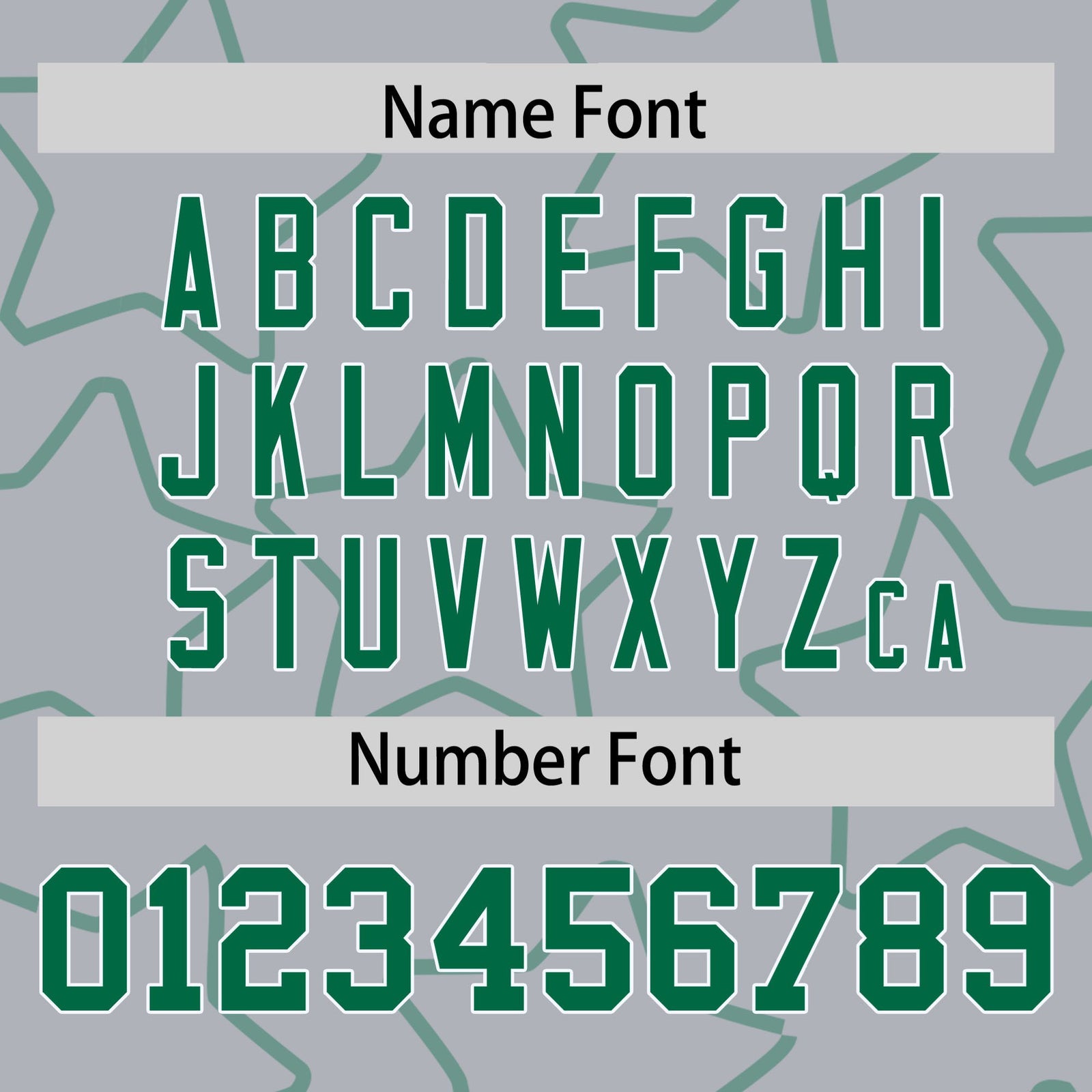 Custom Gray Kelly Green-White Varsity Full-Snap Star Pattern Letterman Baseball Jacket