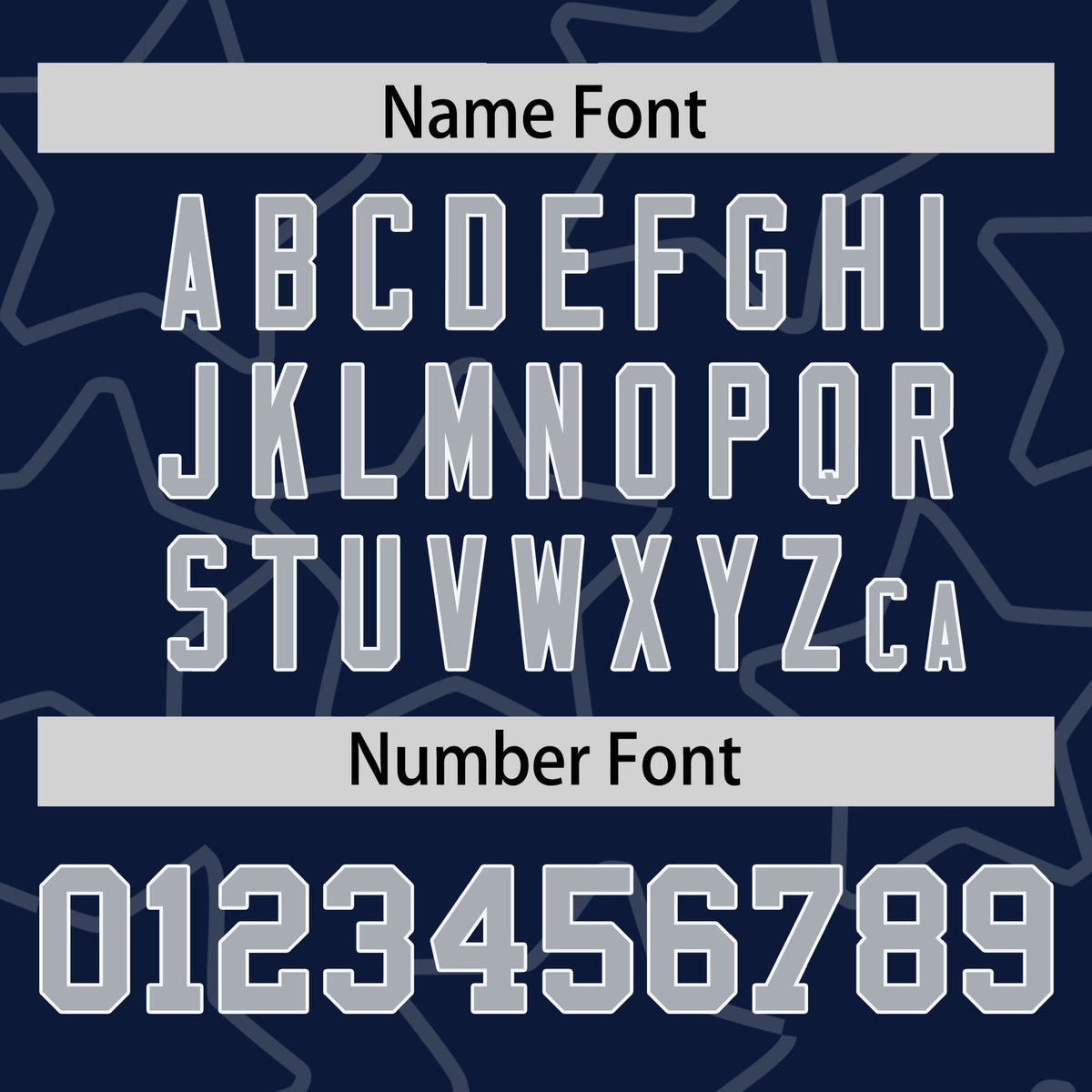 Custom Navy Gray-White Varsity Full-Snap Star Pattern Letterman Baseball Jacket