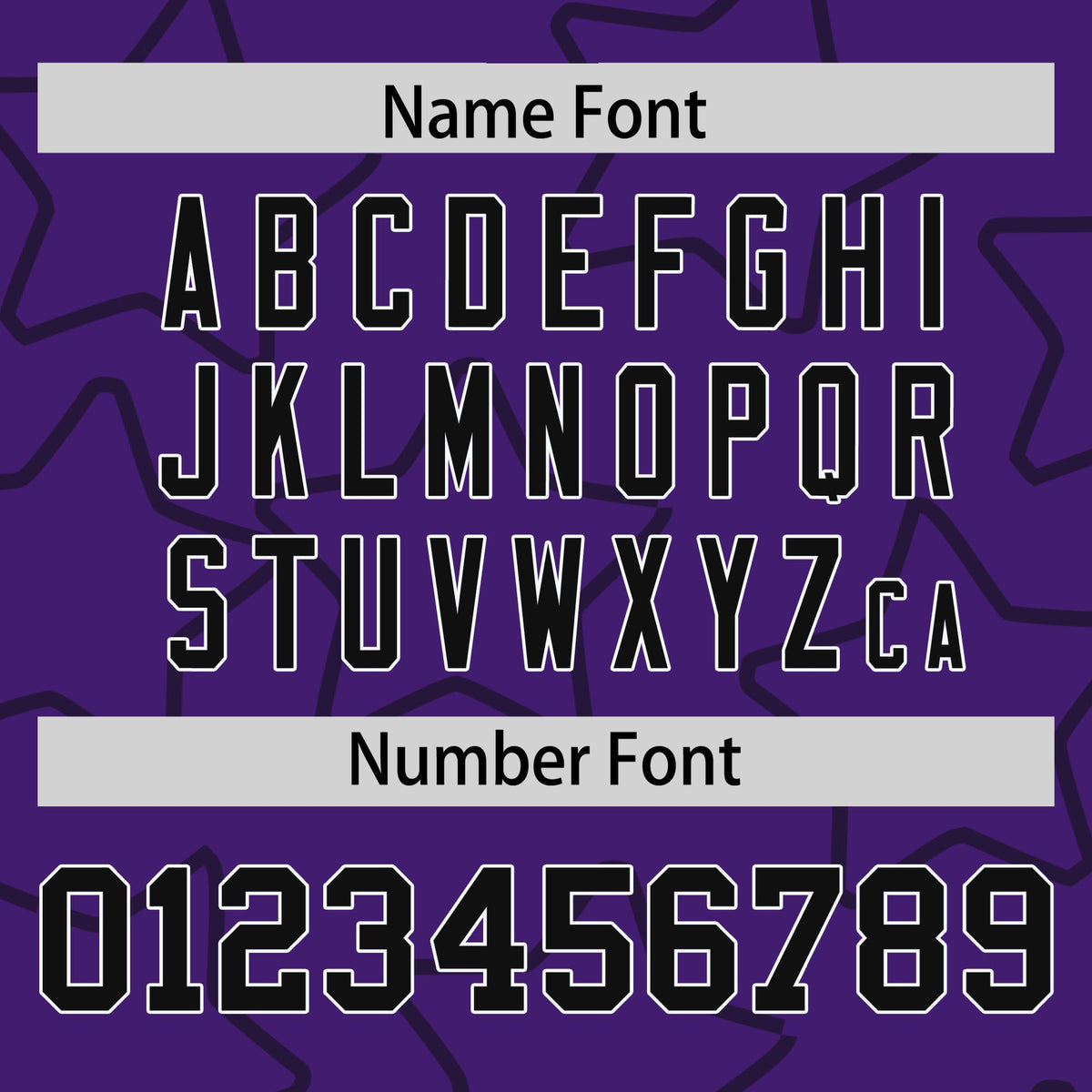 Custom Purple Black-White Varsity Full-Snap Star Pattern Letterman Baseball Jacket