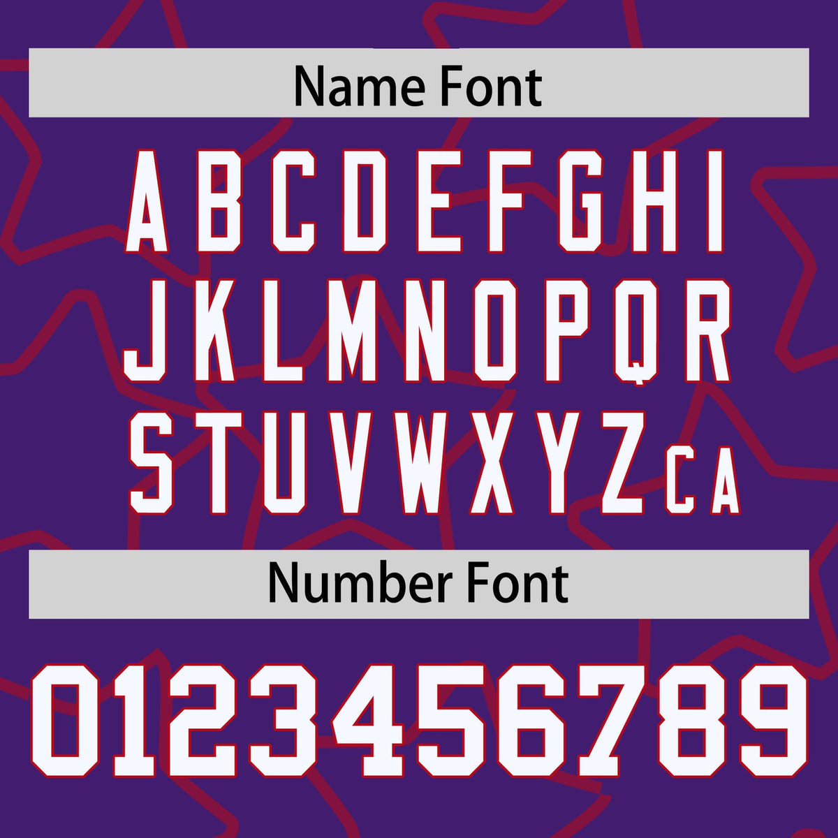 Custom Purple White-Red Varsity Full-Snap Star Pattern Letterman Baseball Jacket