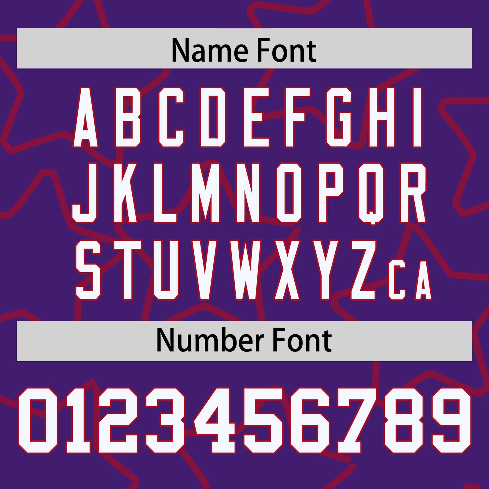 Custom Purple White-Red Varsity Full-Snap Star Pattern Letterman Baseball Jacket