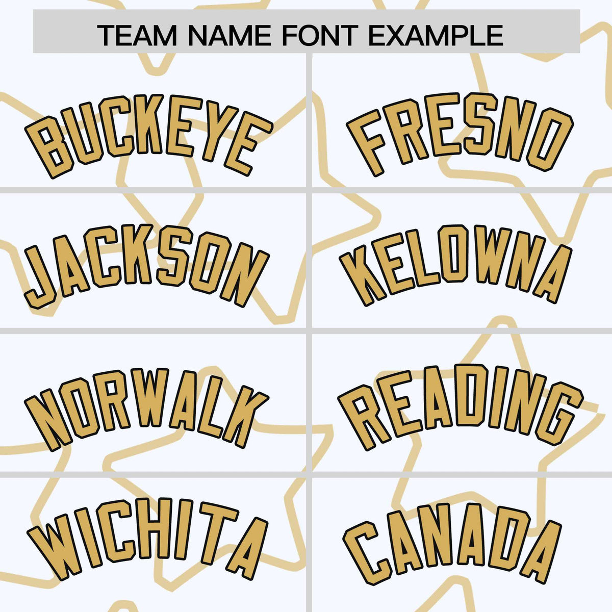 Custom White-Old Gold Varsity Full-Snap Star Pattern Letterman Baseball Jacket