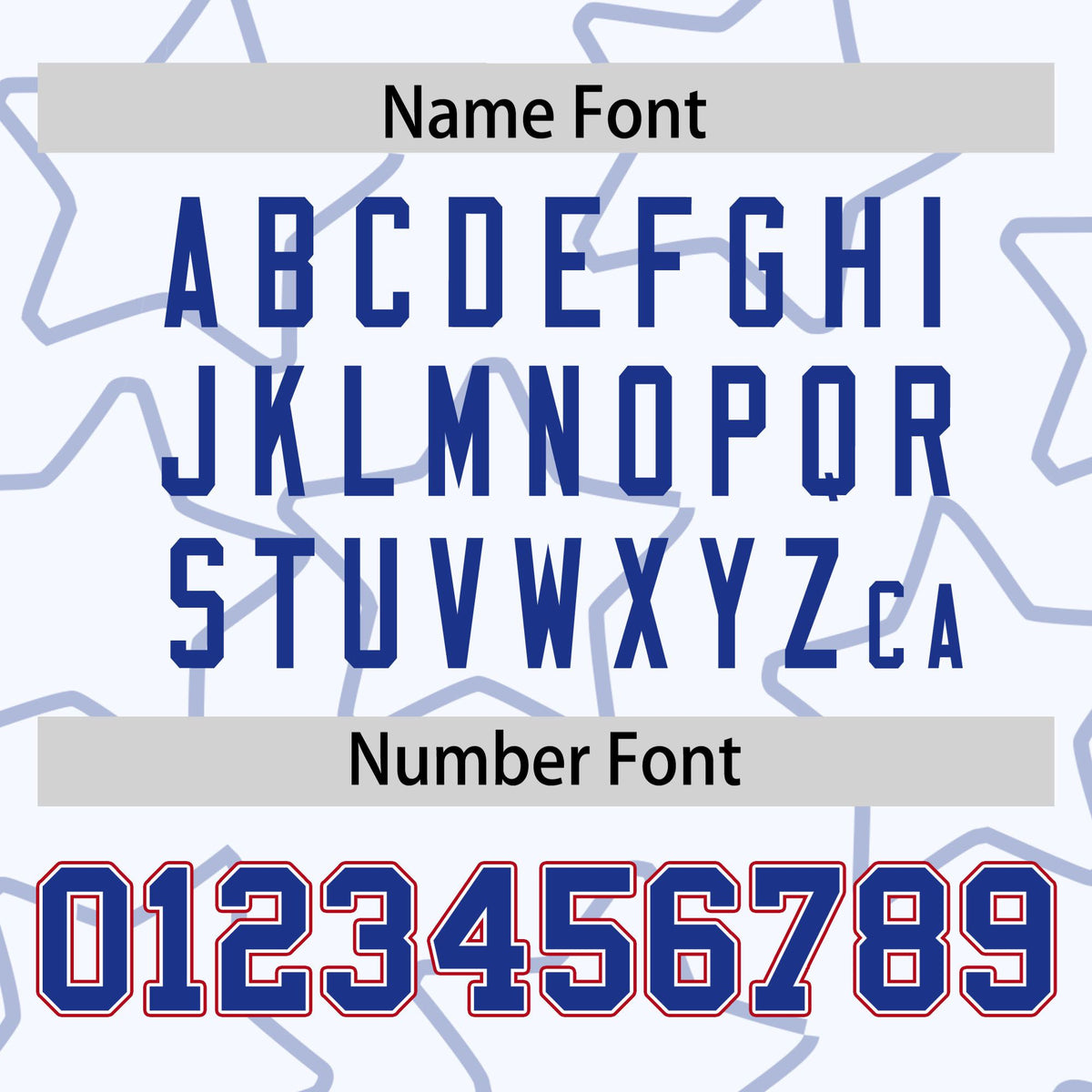 Custom White Royal Blue-Royal Blue Varsity Full-Snap Star Pattern Letterman Baseball Jacket