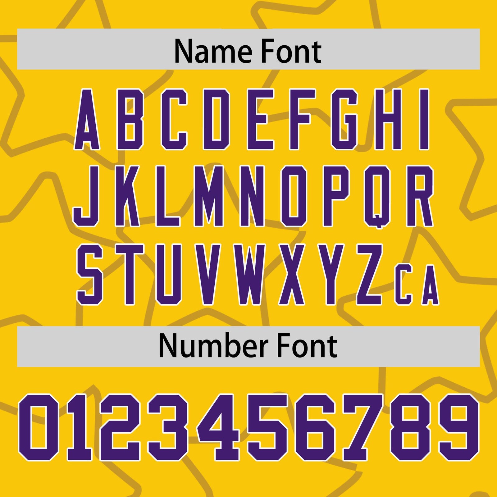 Custom Gold Purple-White Varsity Full-Snap Star Pattern Letterman Baseball Jacket