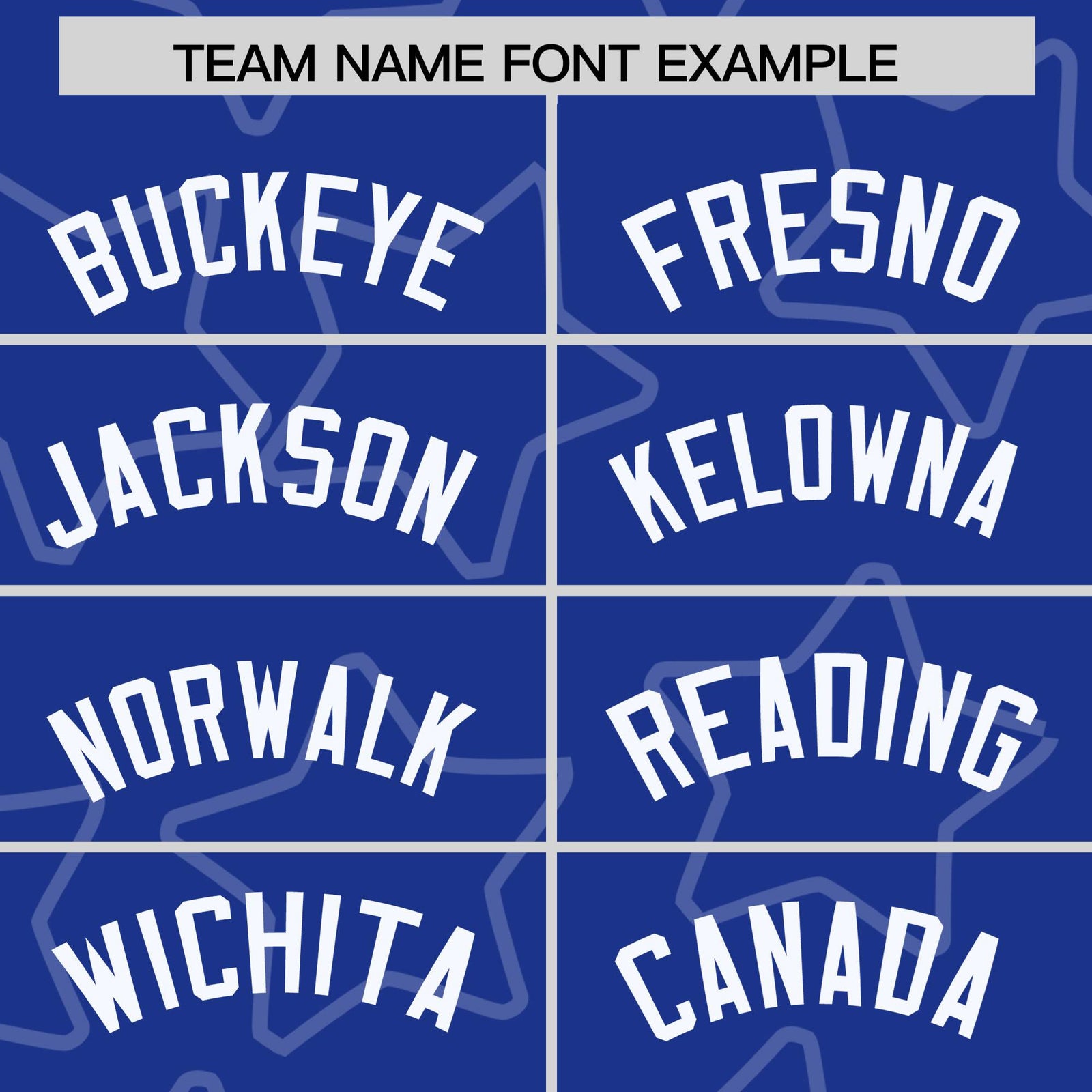 Custom Royal Blue White Varsity Full-Snap Star Pattern Letterman Baseball Jacket