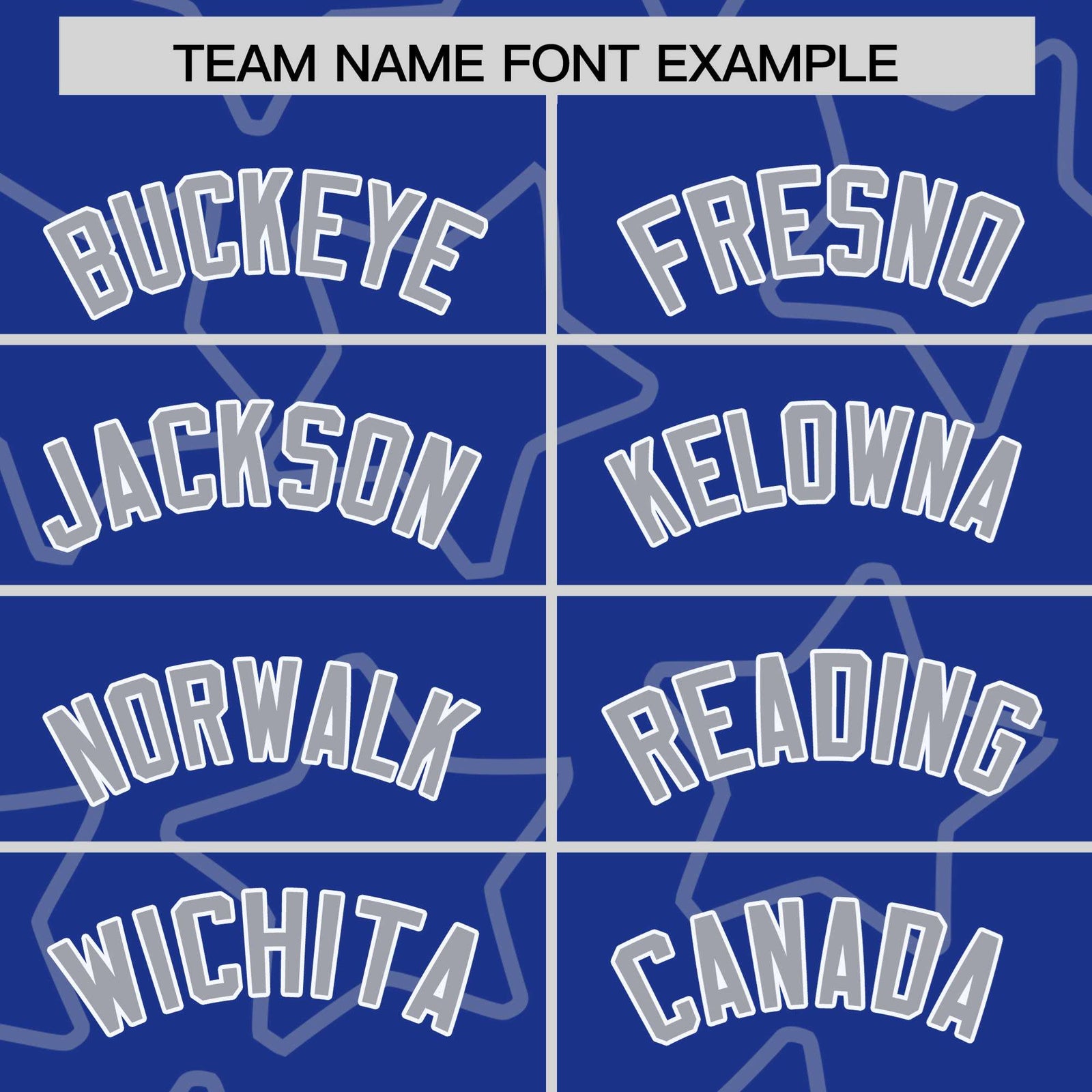 Custom Royal Blue Gray-White Varsity Full-Snap Star Pattern Letterman Baseball Jacket