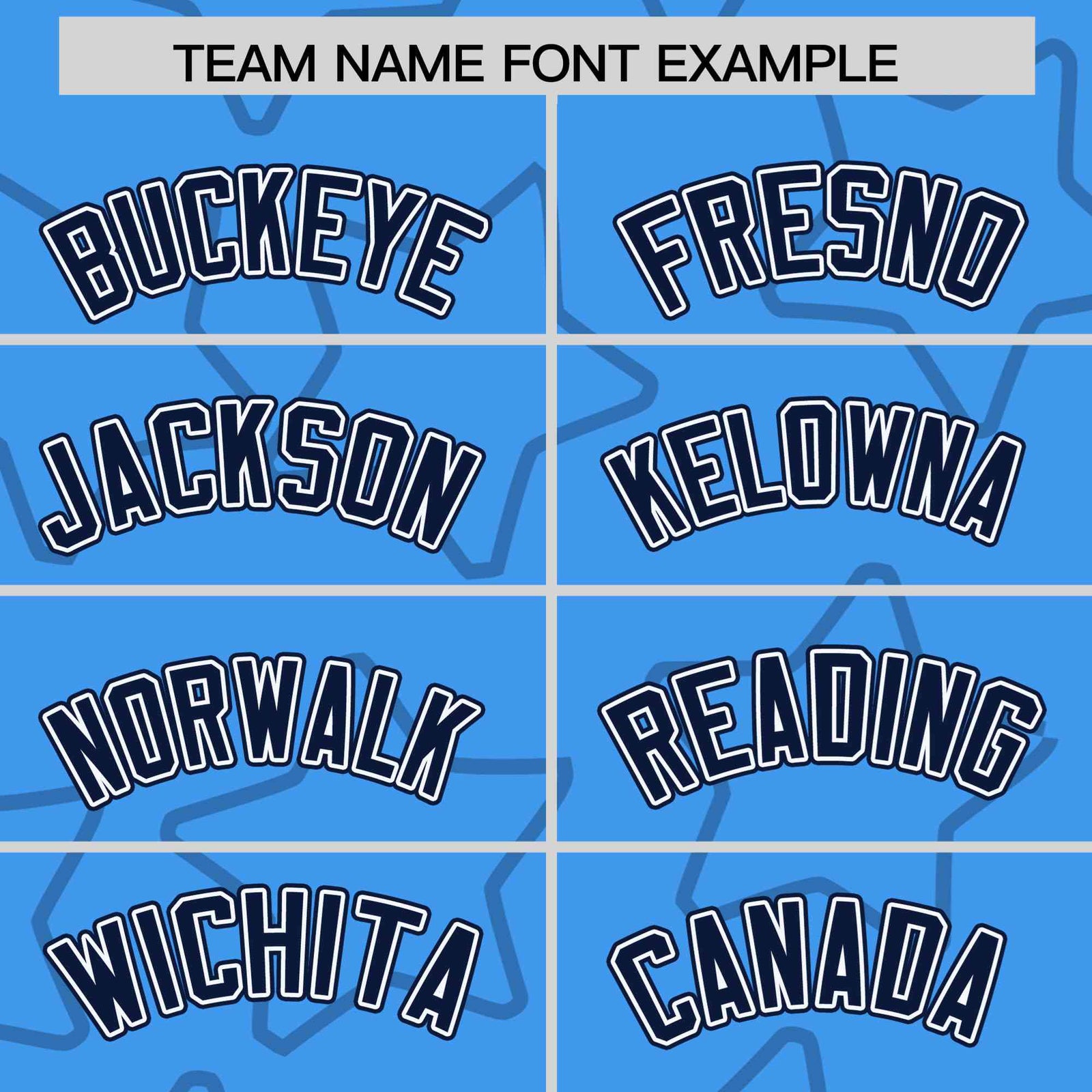 Custom Powder Blue Navy-White Varsity Full-Snap Star Pattern Letterman Baseball Jacket