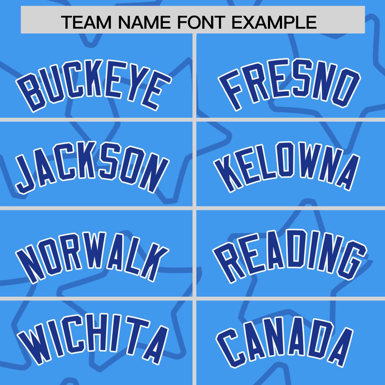 Custom Powder Blue Royal Blue-White Varsity Full-Snap Star Pattern Letterman Baseball Jacket