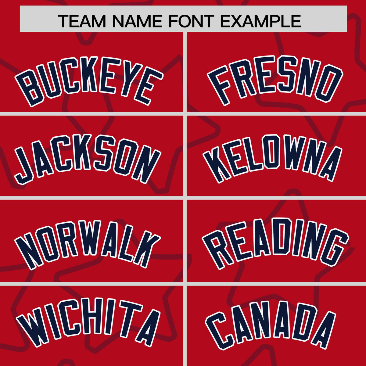 Custom Red Navy-White Varsity Full-Snap Star Pattern Letterman Baseball Jacket