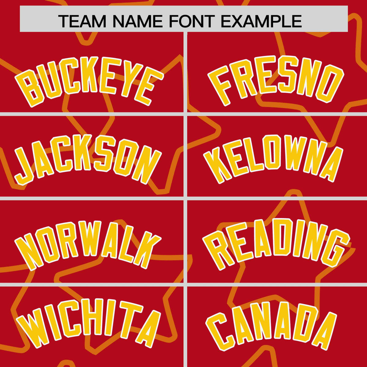 Custom Red Gold-White Varsity Full-Snap Star Pattern Letterman Baseball Jacket