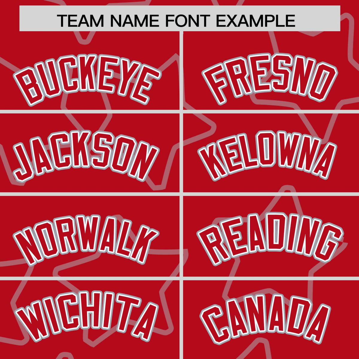 Custom Red Red-White Varsity Full-Snap Star Pattern Letterman Baseball Jacket