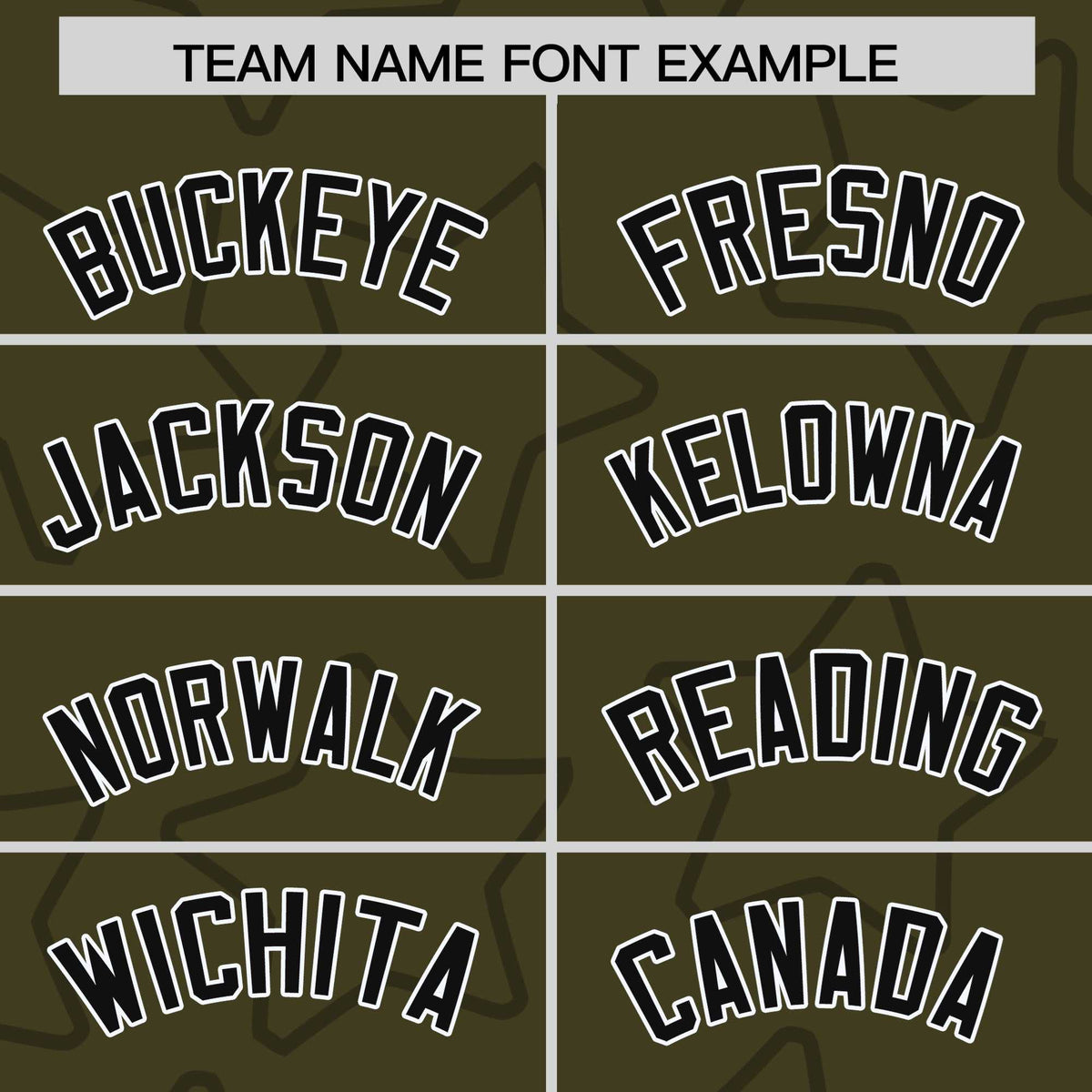 Custom Olive Black-White Varsity Full-Snap Star Pattern Letterman Baseball Jacket