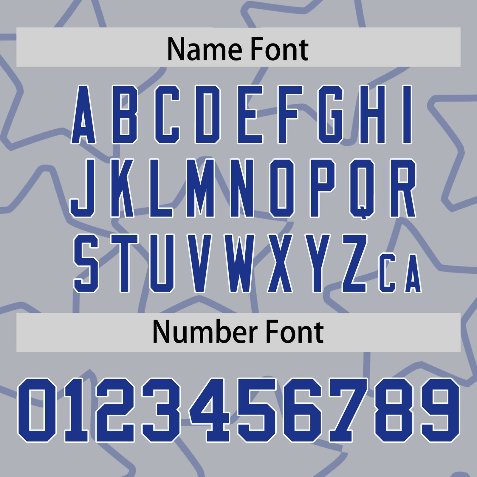 Custom Gray Royal Blue-White Varsity Full-Snap Star Pattern Letterman Baseball Jacket