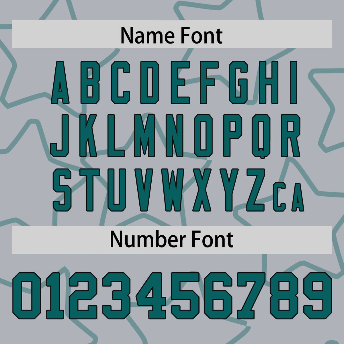 Custom Gray Aqua-Black Varsity Full-Snap Star Pattern Letterman Baseball Jacket