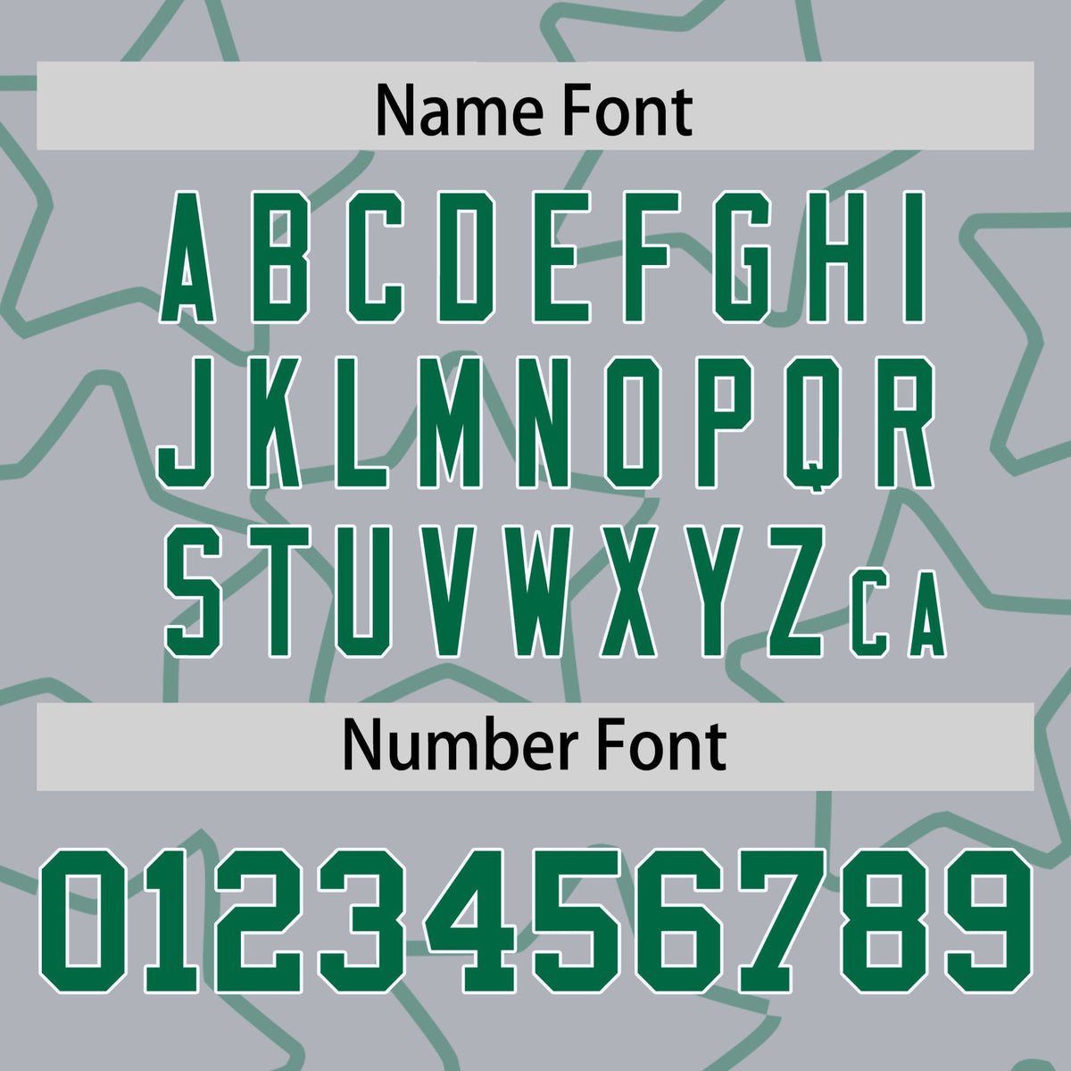 Custom Gray Kelly Green-White Varsity Full-Snap Star Pattern Letterman Baseball Jacket