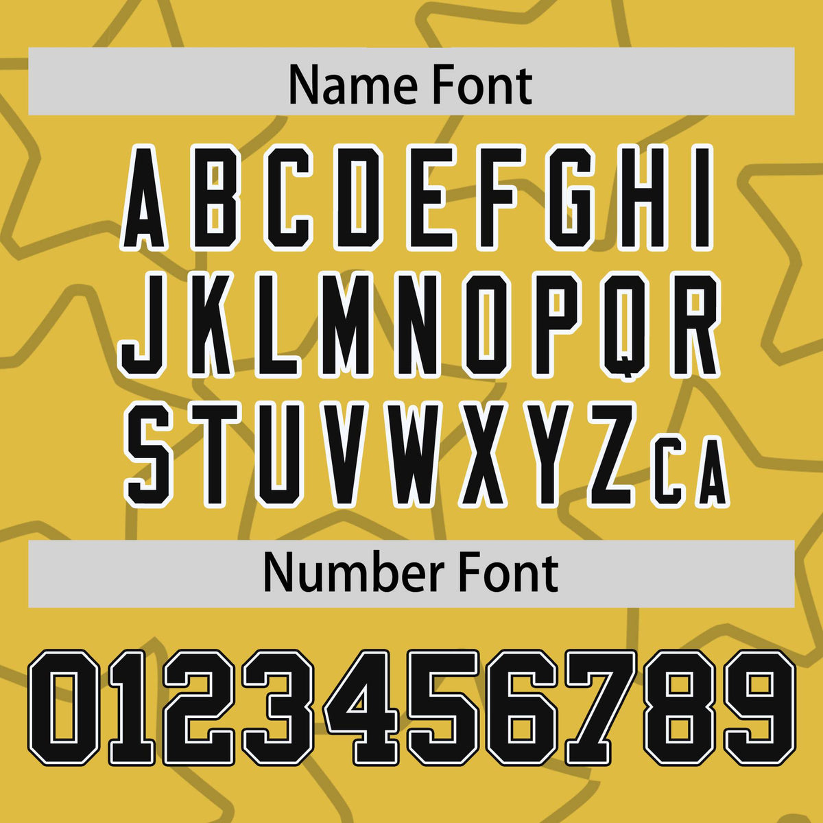 Custom Old Gold Black-White Varsity Full-Snap Star Pattern Letterman Baseball Jacket