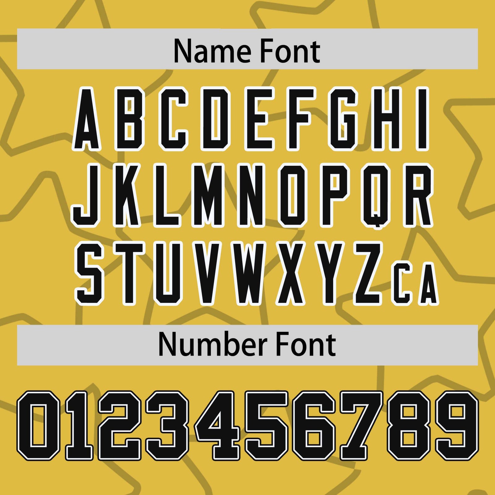 Custom Old Gold Black-White Varsity Full-Snap Star Pattern Letterman Baseball Jacket