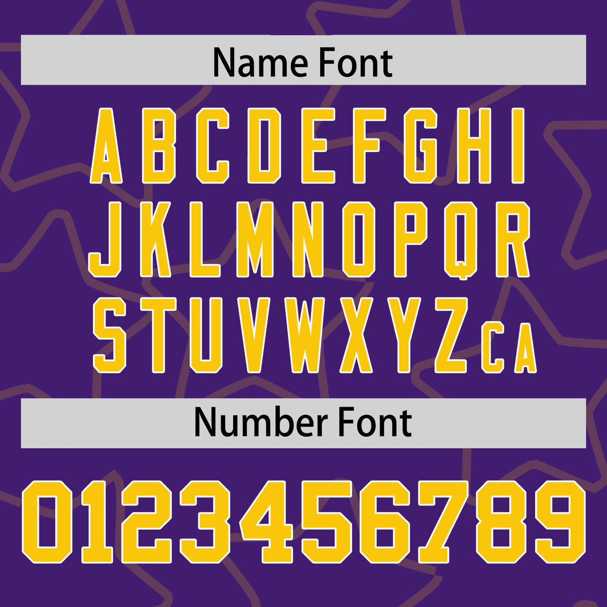 Custom Purple Gold-White Varsity Full-Snap Star Pattern Letterman Baseball Jacket