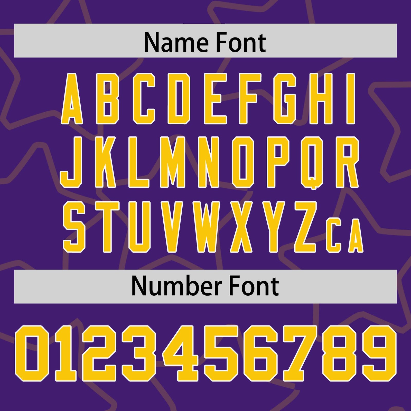 Custom Purple Gold-White Varsity Full-Snap Star Pattern Letterman Baseball Jacket