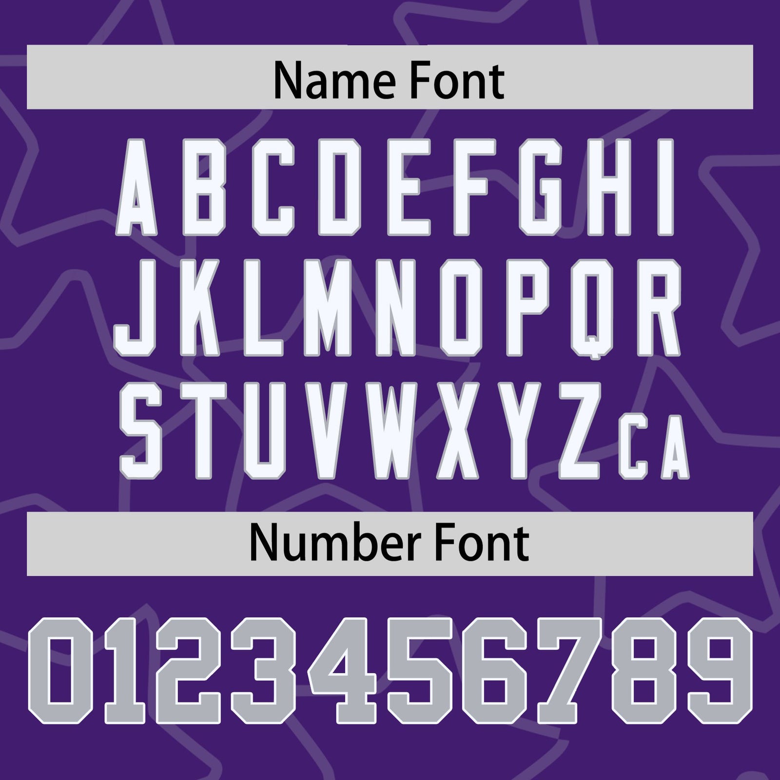 Custom Purple Gray-White Varsity Full-Snap Star Pattern Letterman Baseball Jacket