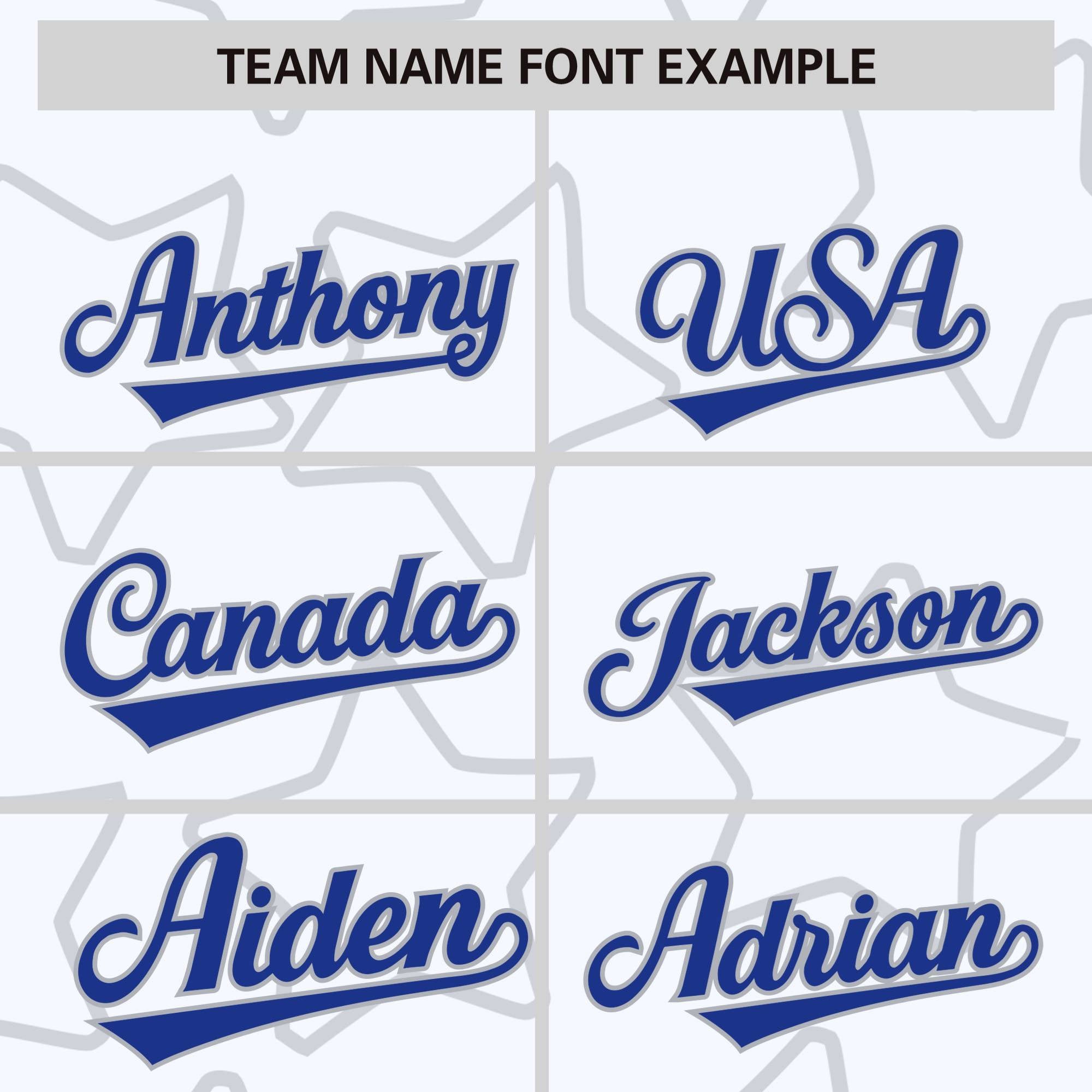 Custom White Royal Blue-Gray Varsity Full-Snap Star Pattern Letterman Baseball Jacket