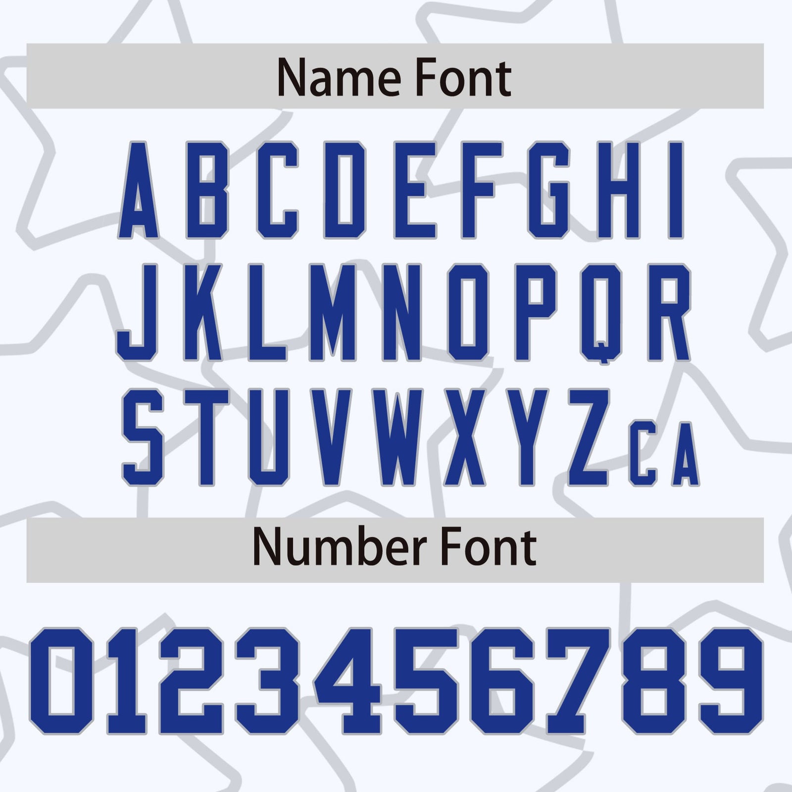 Custom White Royal Blue-Gray Varsity Full-Snap Star Pattern Letterman Baseball Jacket