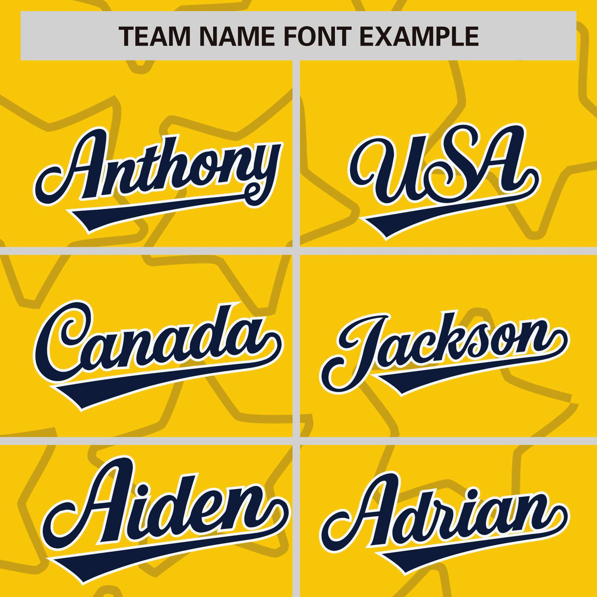 Custom Gold Navy-White Varsity Full-Snap Star Pattern Letterman Baseball Jacket