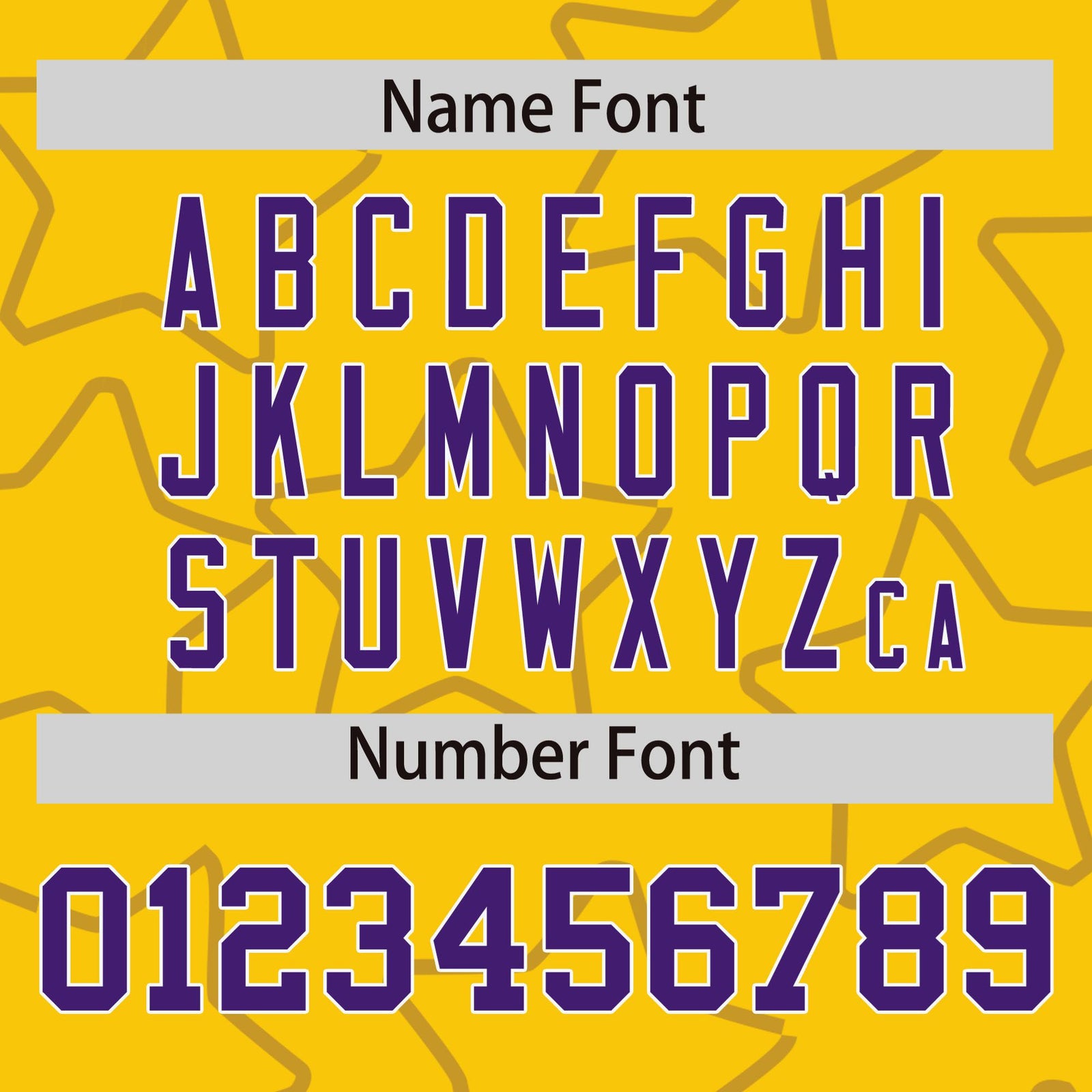 Custom Gold Purple-White Varsity Full-Snap Star Pattern Letterman Baseball Jacket