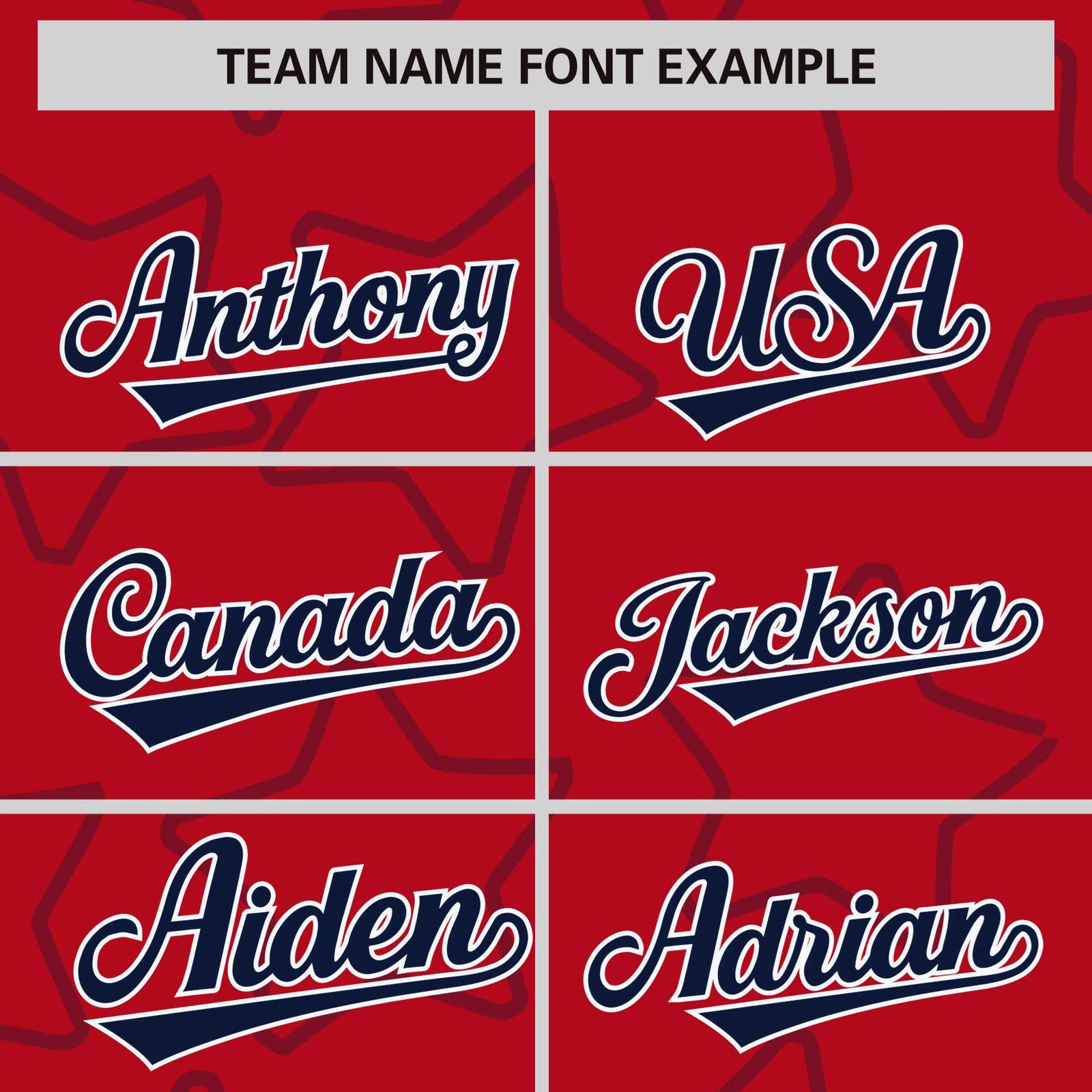 Custom Red Navy-White Varsity Full-Snap Star Pattern Letterman Baseball Jacket