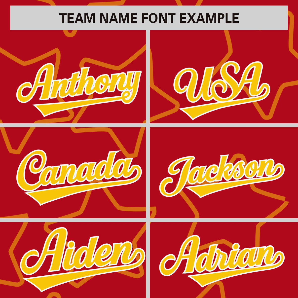 Custom Red Gold-White Varsity Full-Snap Star Pattern Letterman Baseball Jacket