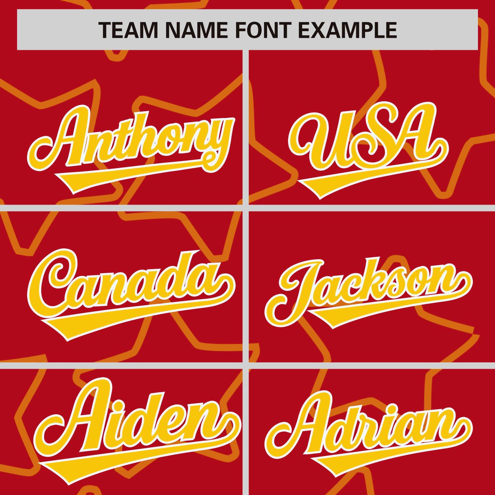 Custom Red Gold-White Varsity Full-Snap Star Pattern Letterman Baseball Jacket