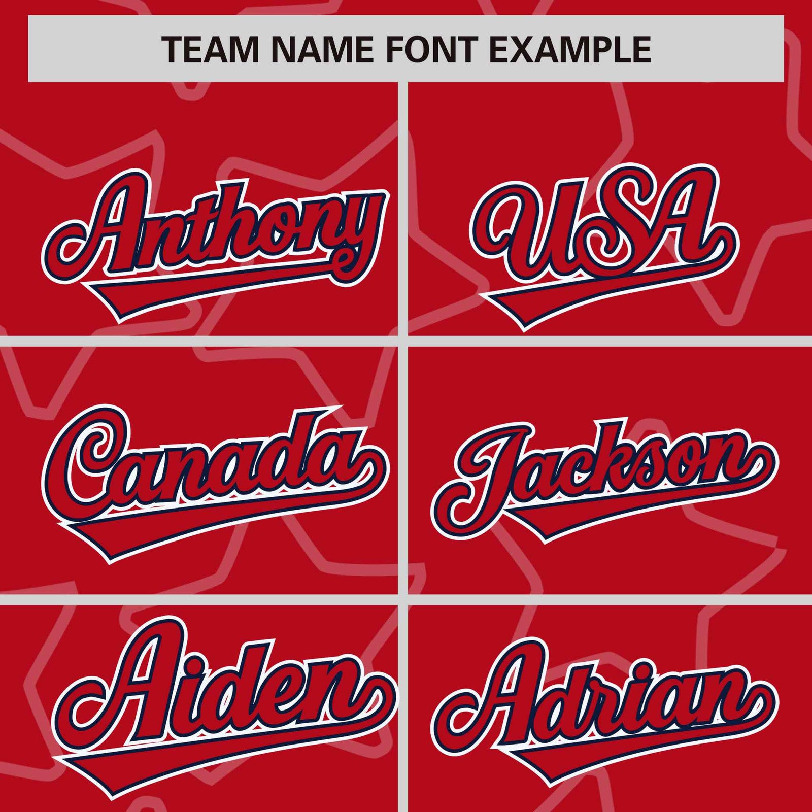 Custom Red Red-Navy Varsity Full-Snap Star Pattern Letterman Baseball Jacket