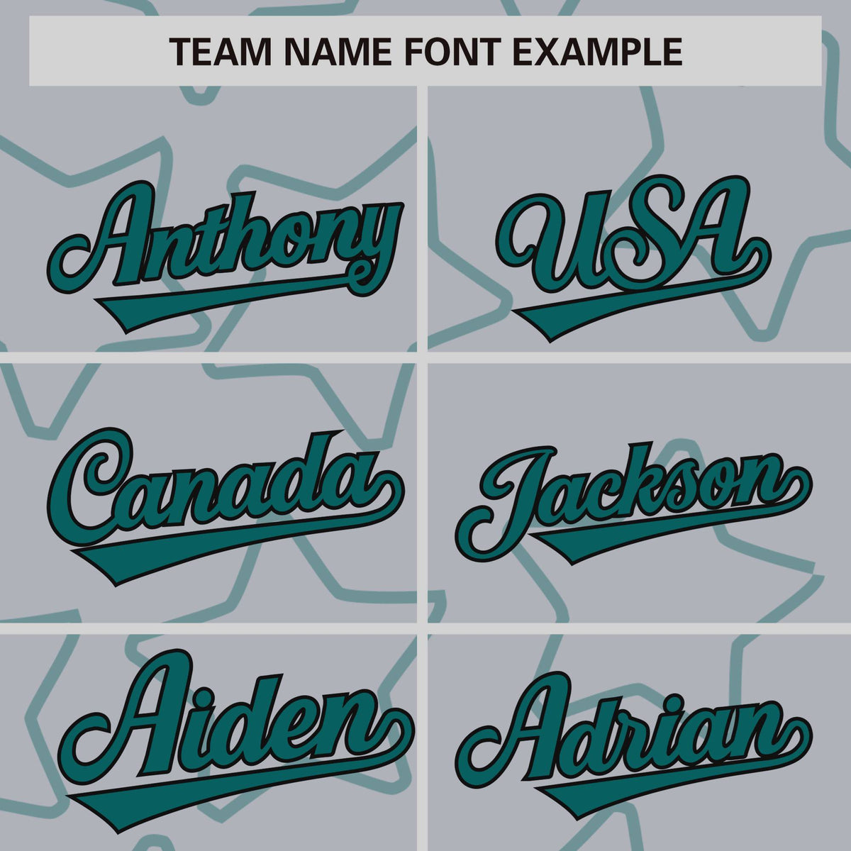 Custom Gray Aqua-Black Varsity Full-Snap Star Pattern Letterman Baseball Jacket