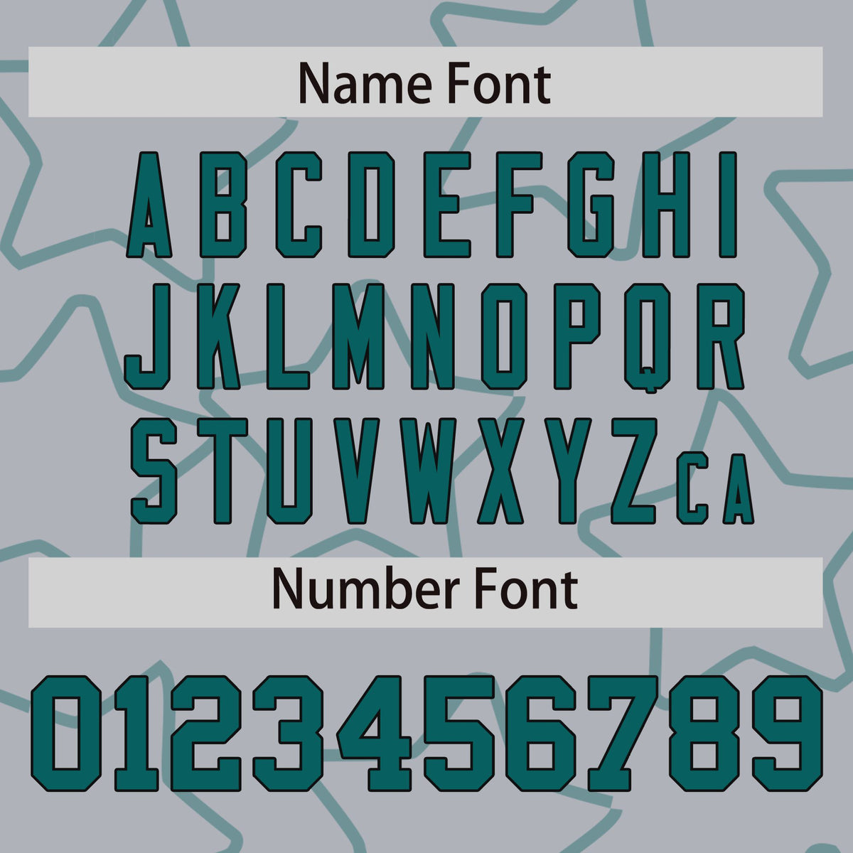 Custom Gray Aqua-Black Varsity Full-Snap Star Pattern Letterman Baseball Jacket