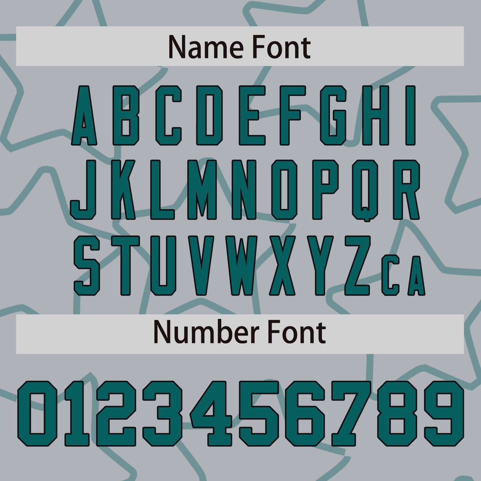 Custom Gray Aqua-Black Varsity Full-Snap Star Pattern Letterman Baseball Jacket