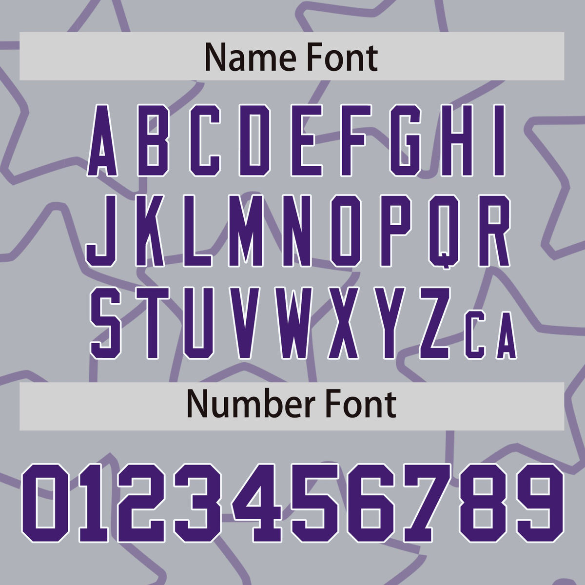 Custom Gray Purple-White Varsity Full-Snap Star Pattern Letterman Baseball Jacket