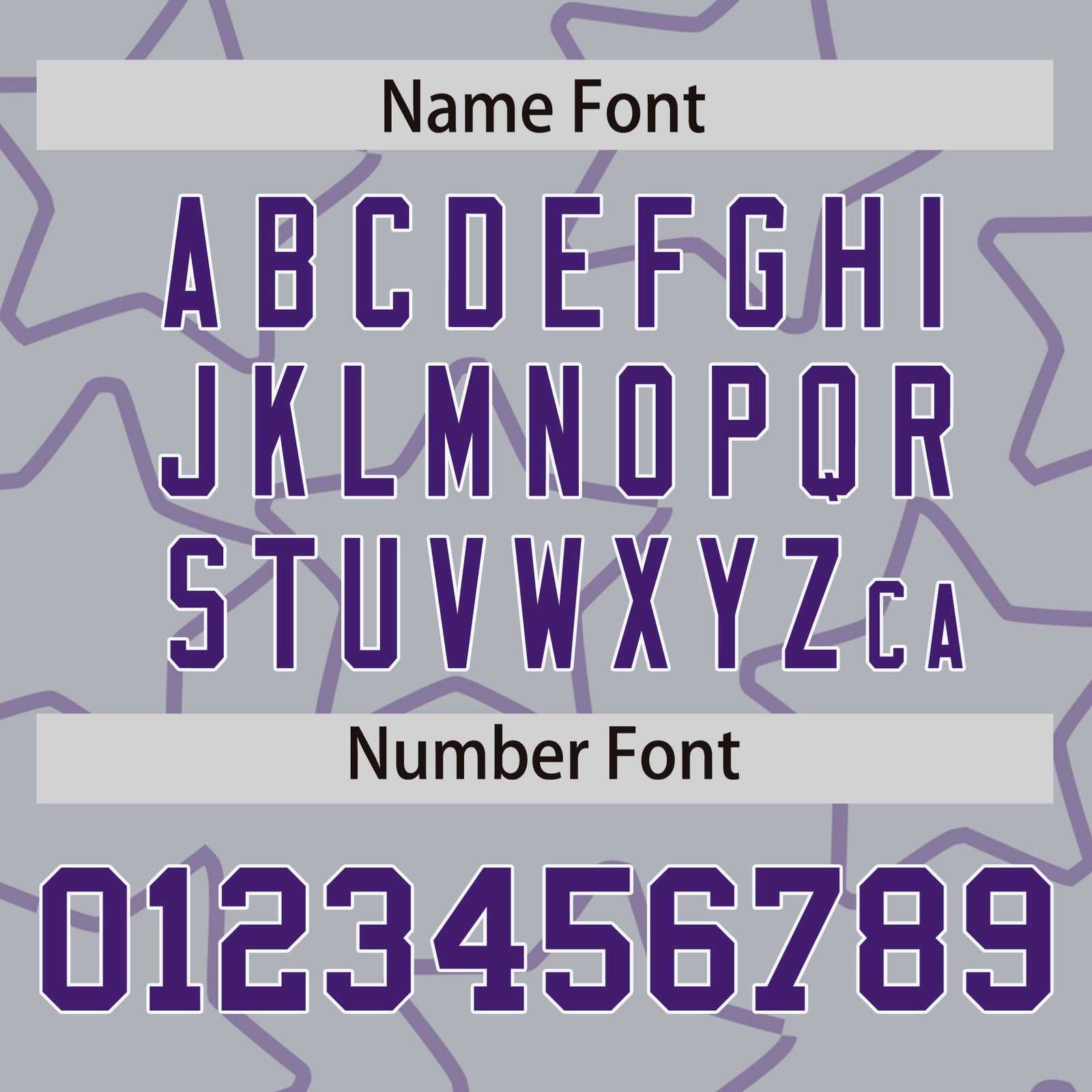 Custom Gray Purple-White Varsity Full-Snap Star Pattern Letterman Baseball Jacket