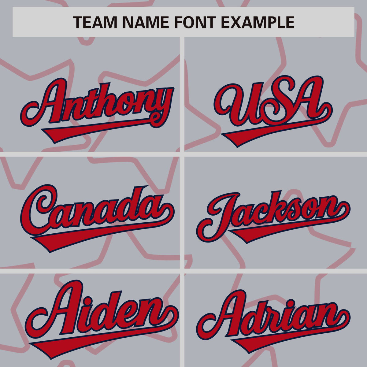 Custom Gray Red-Navy Varsity Full-Snap Star Pattern Letterman Baseball Jacket