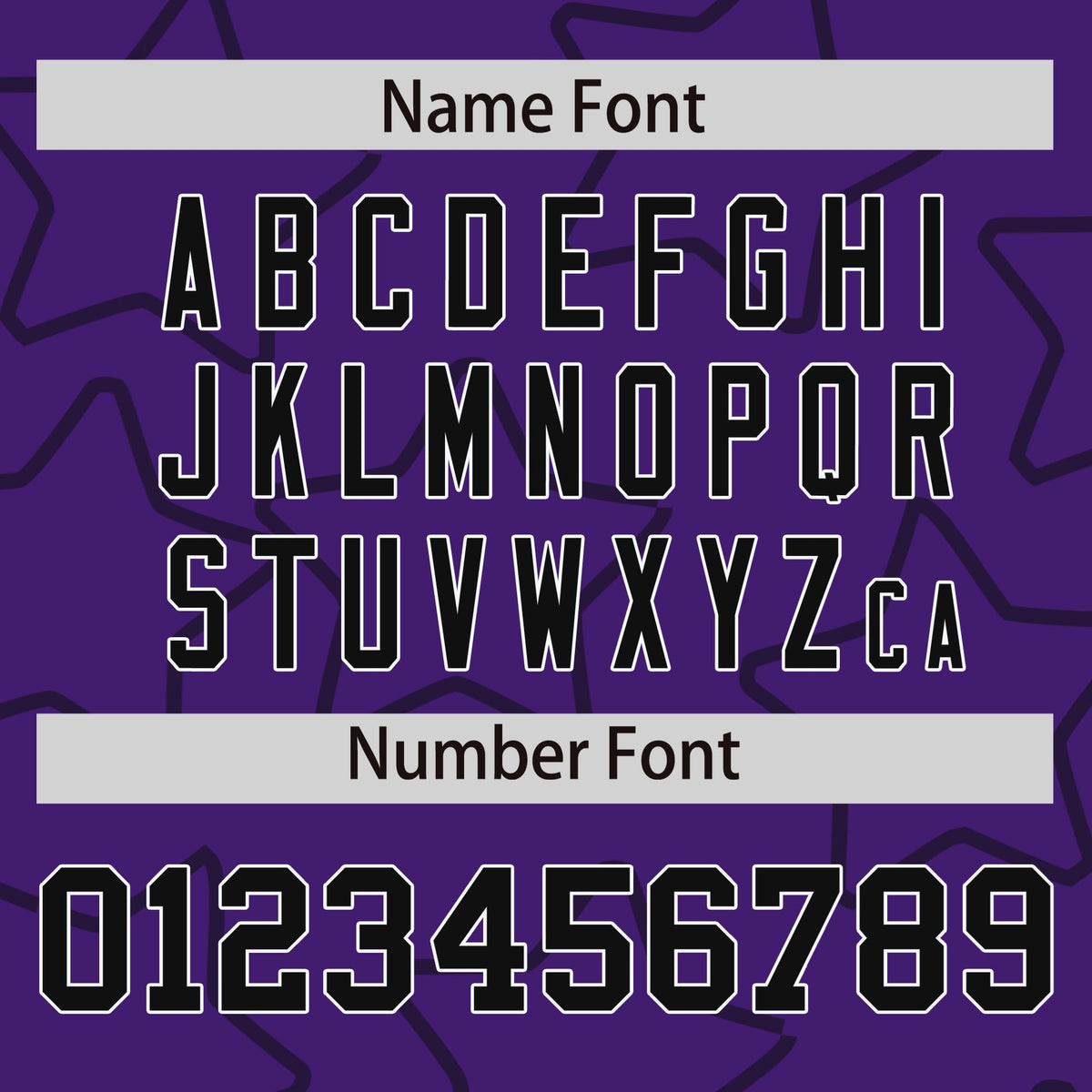 Custom Purple Black-White Varsity Full-Snap Star Pattern Letterman Baseball Jacket