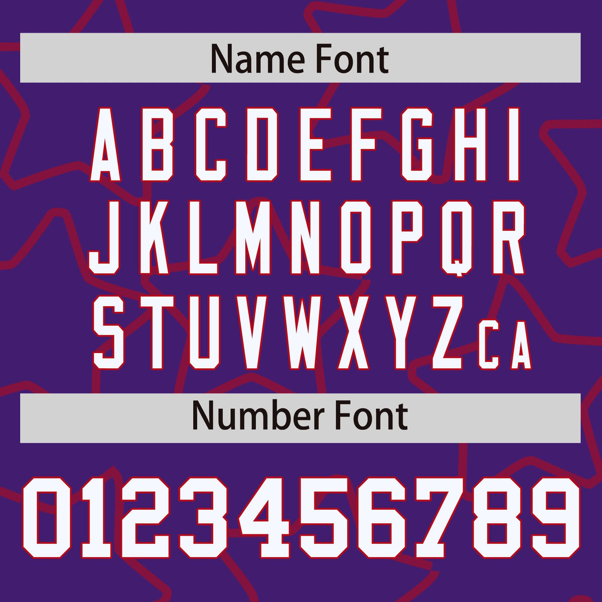 Custom Purple White-Red Varsity Full-Snap Star Pattern Letterman Baseball Jacket