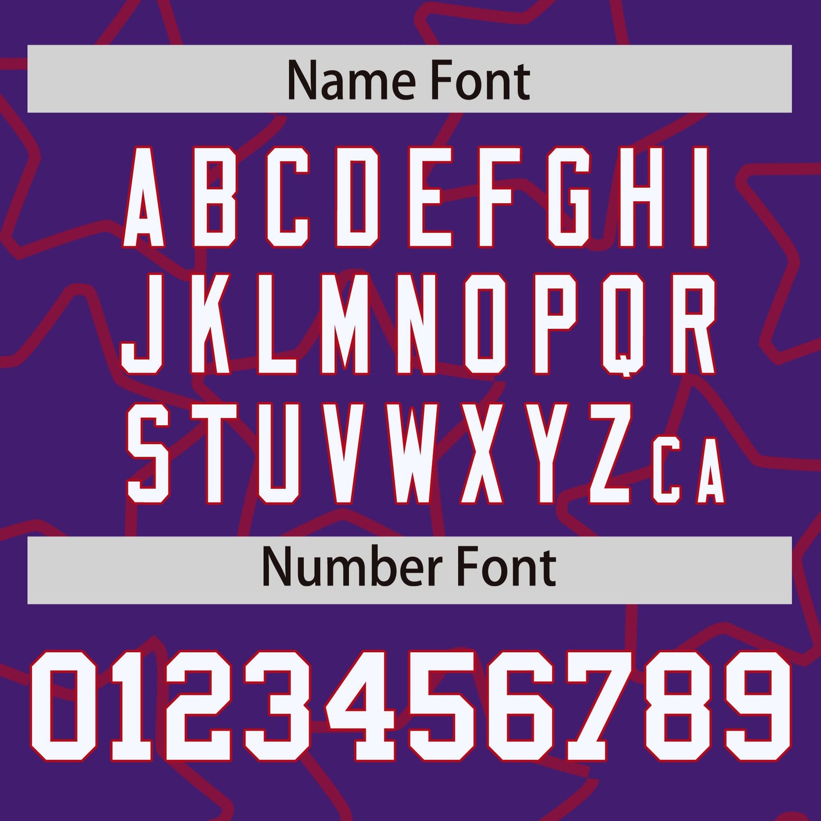 Custom Purple White-Red Varsity Full-Snap Star Pattern Letterman Baseball Jacket