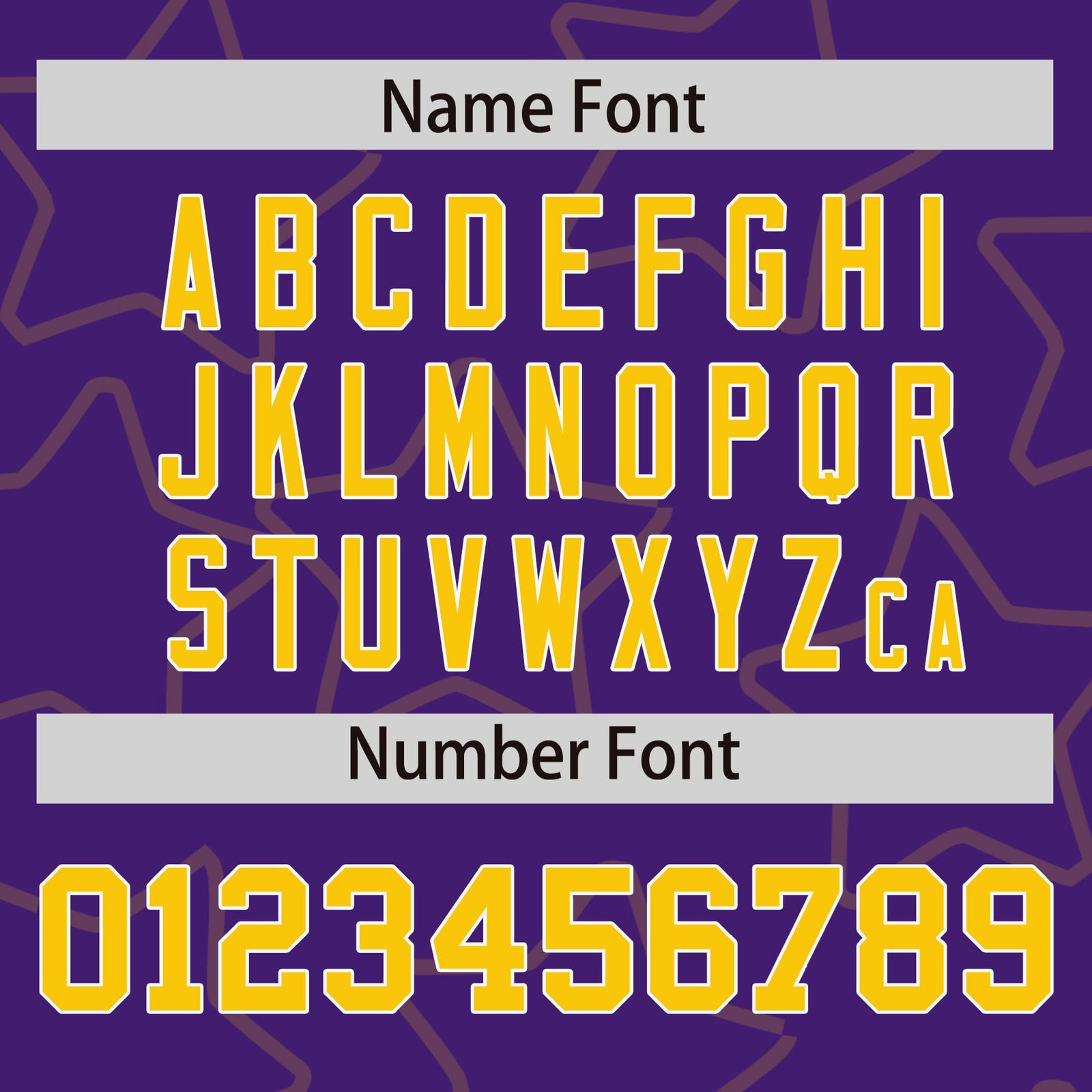 Custom Purple Gold-White Varsity Full-Snap Star Pattern Letterman Baseball Jacket