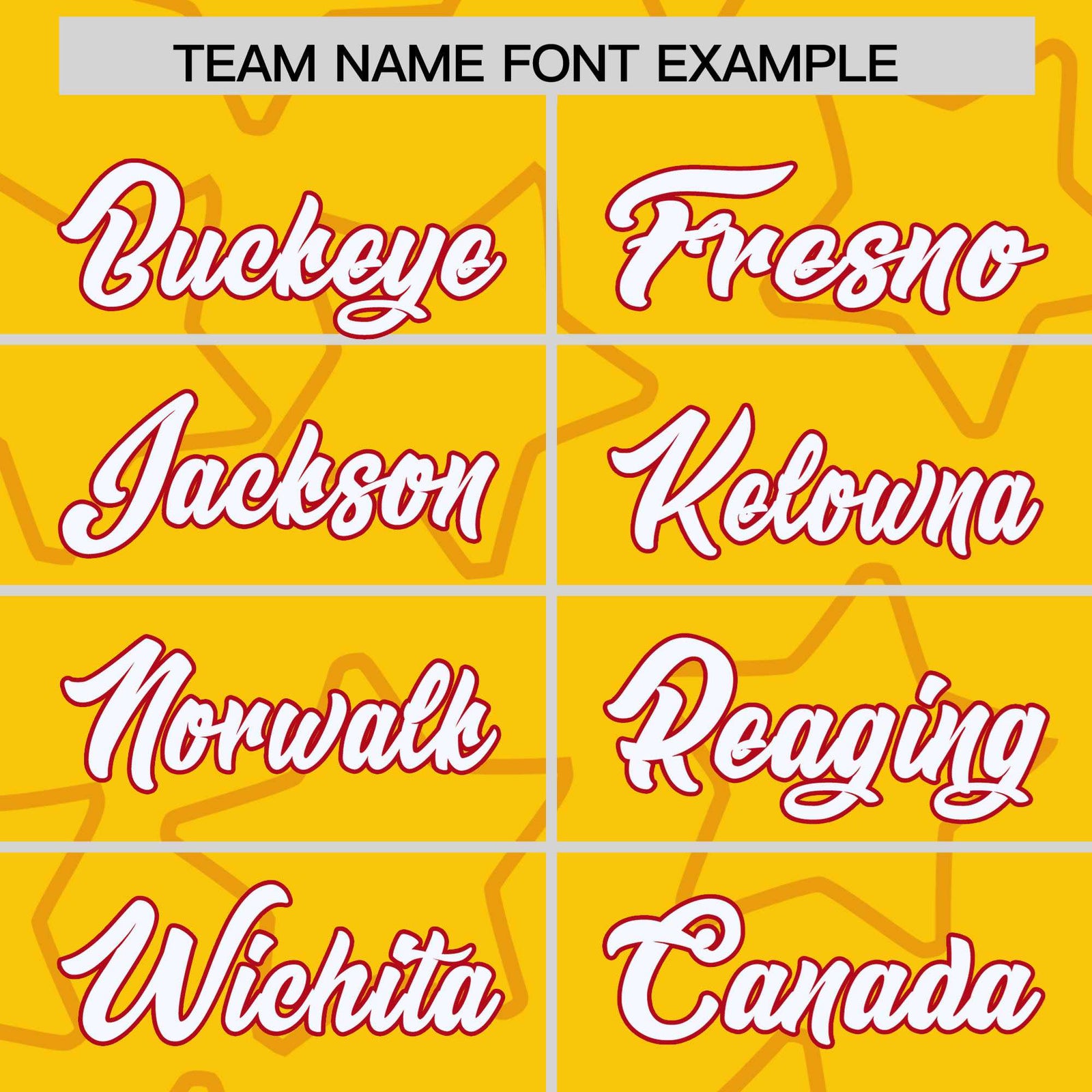 Custom Gold White-Red Varsity Full-Snap Star Pattern Letterman Baseball Jacket