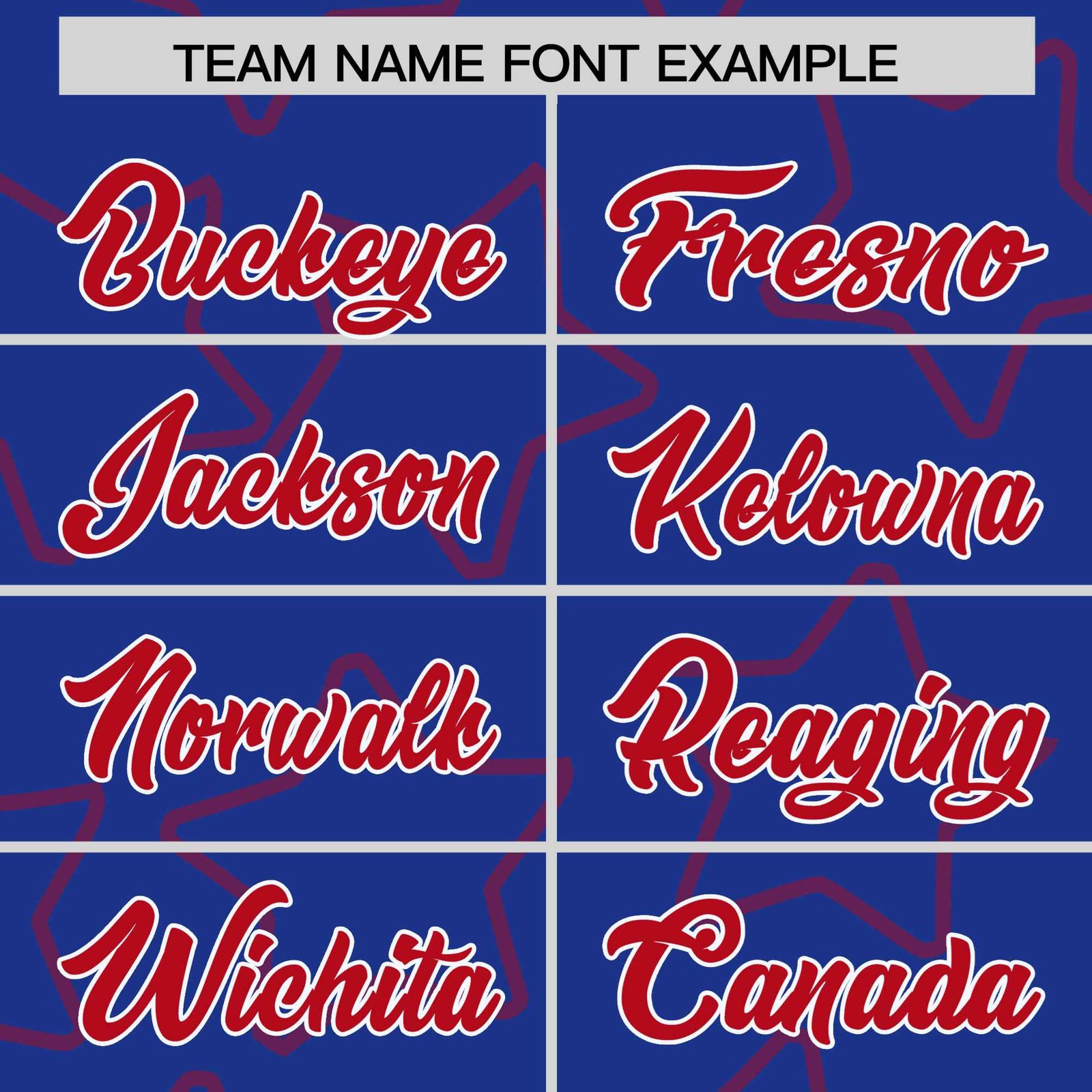 Custom Royal Blue Red-White Varsity Full-Snap Star Pattern Letterman Baseball Jacket