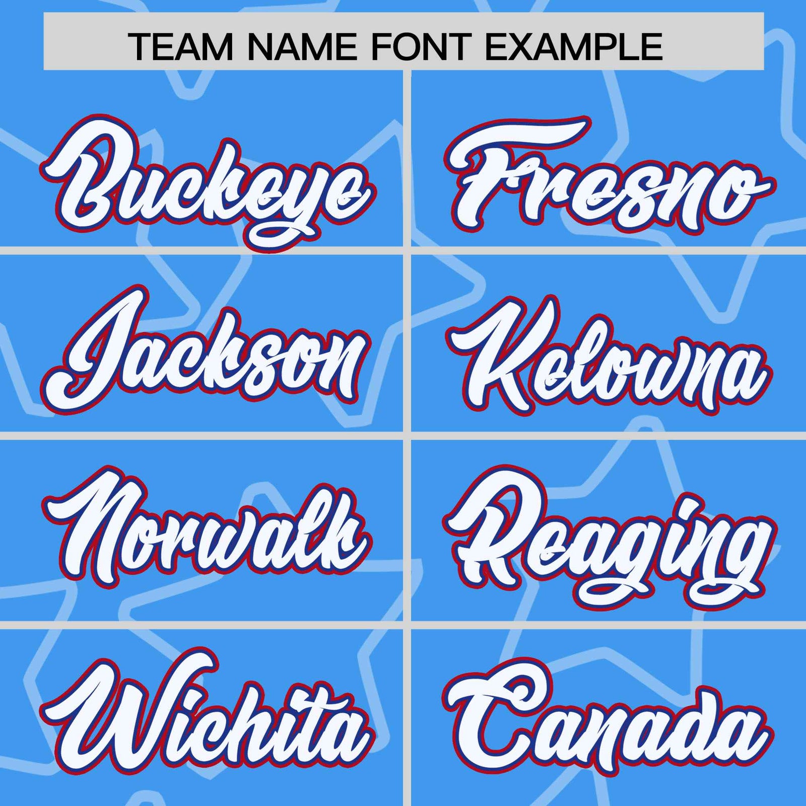 Custom Powder Blue White-Red Varsity Full-Snap Star Pattern Letterman Baseball Jacket