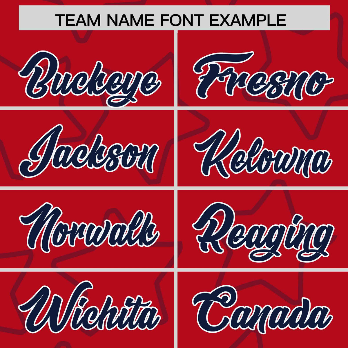 Custom Red Navy-White Varsity Full-Snap Star Pattern Letterman Baseball Jacket