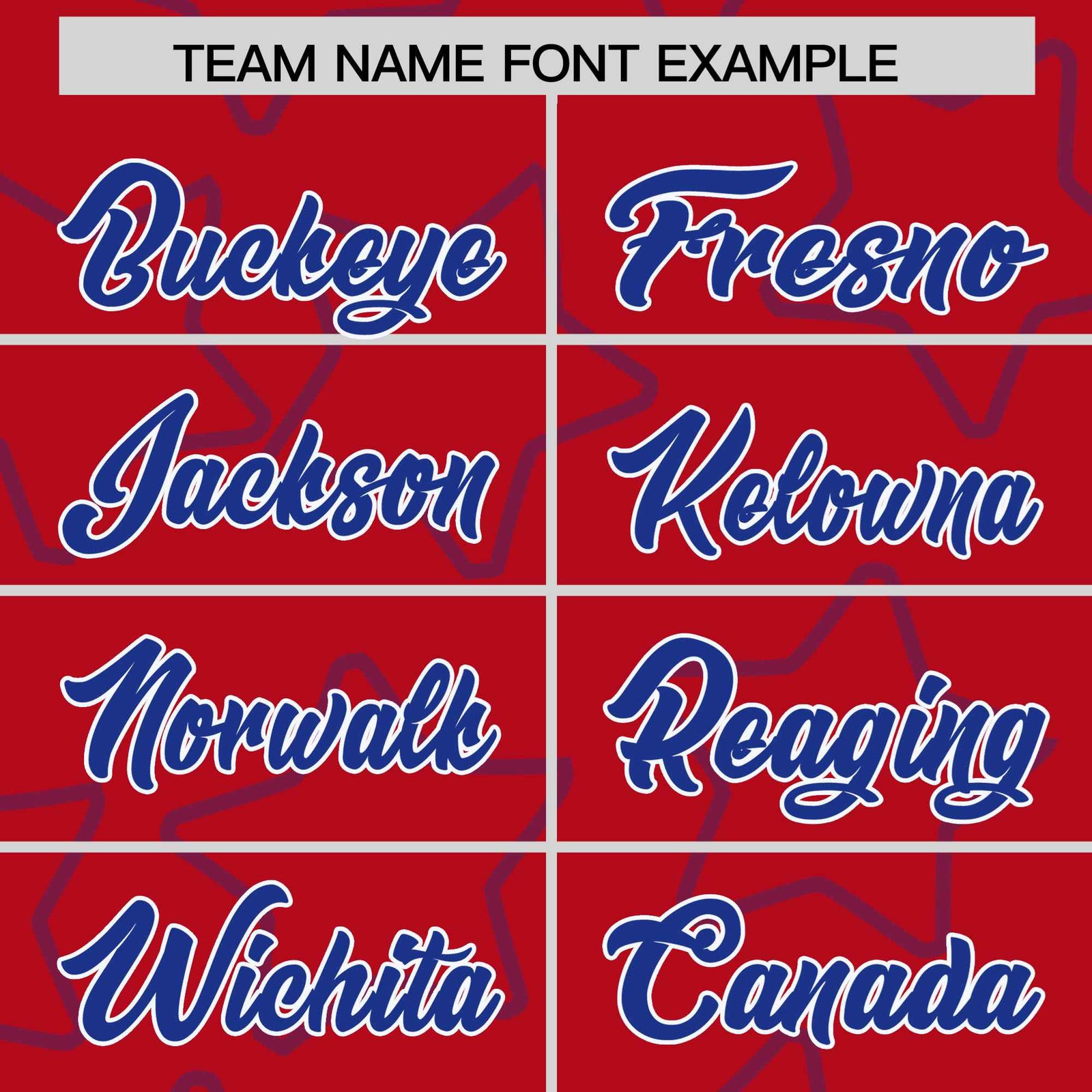 Custom Red Royal Blue-White Varsity Full-Snap Star Pattern Letterman Baseball Jacket