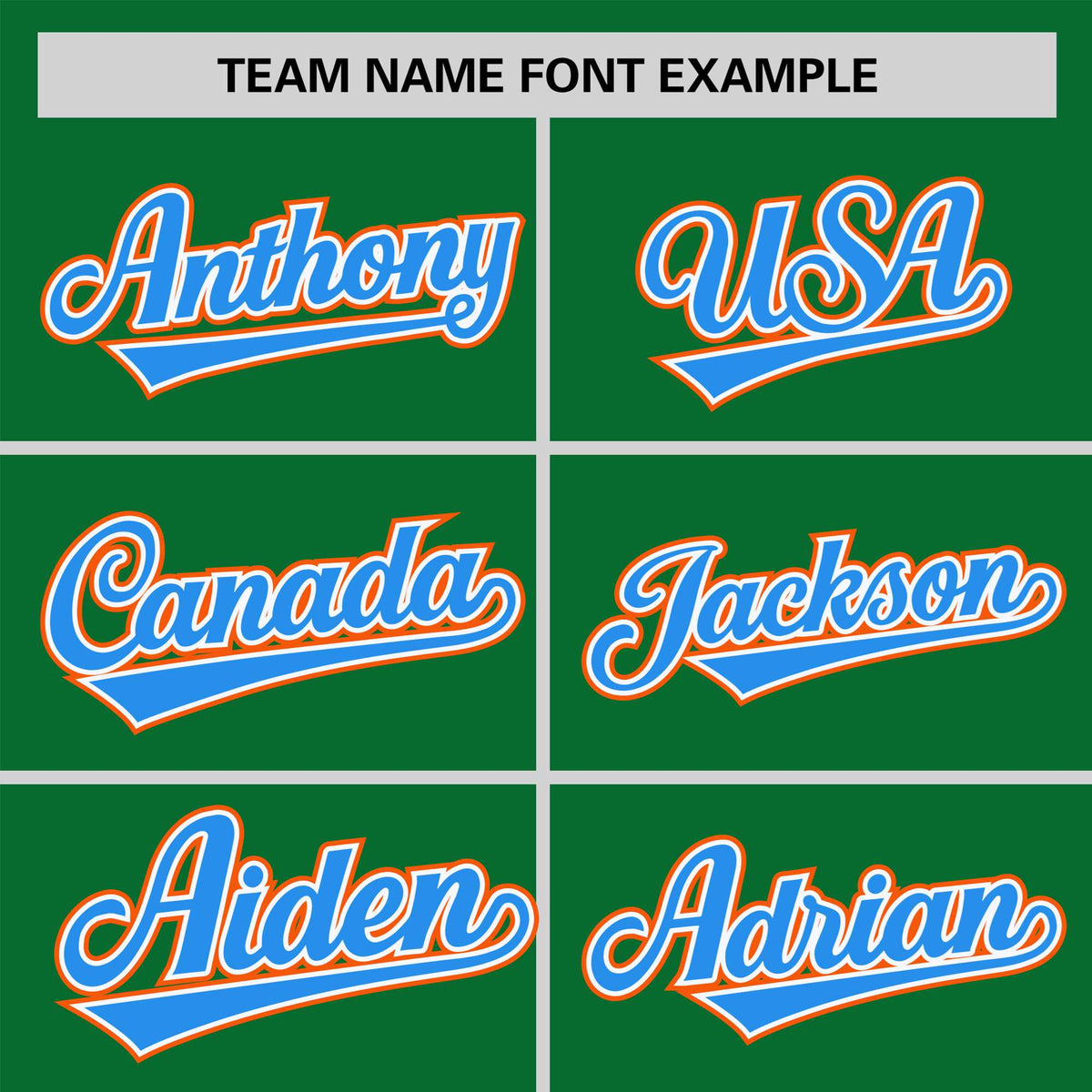 Custom Kelly Green Orange-Powder Blue Raglan Sleeves Varsity Full-Snap Letterman Jacket