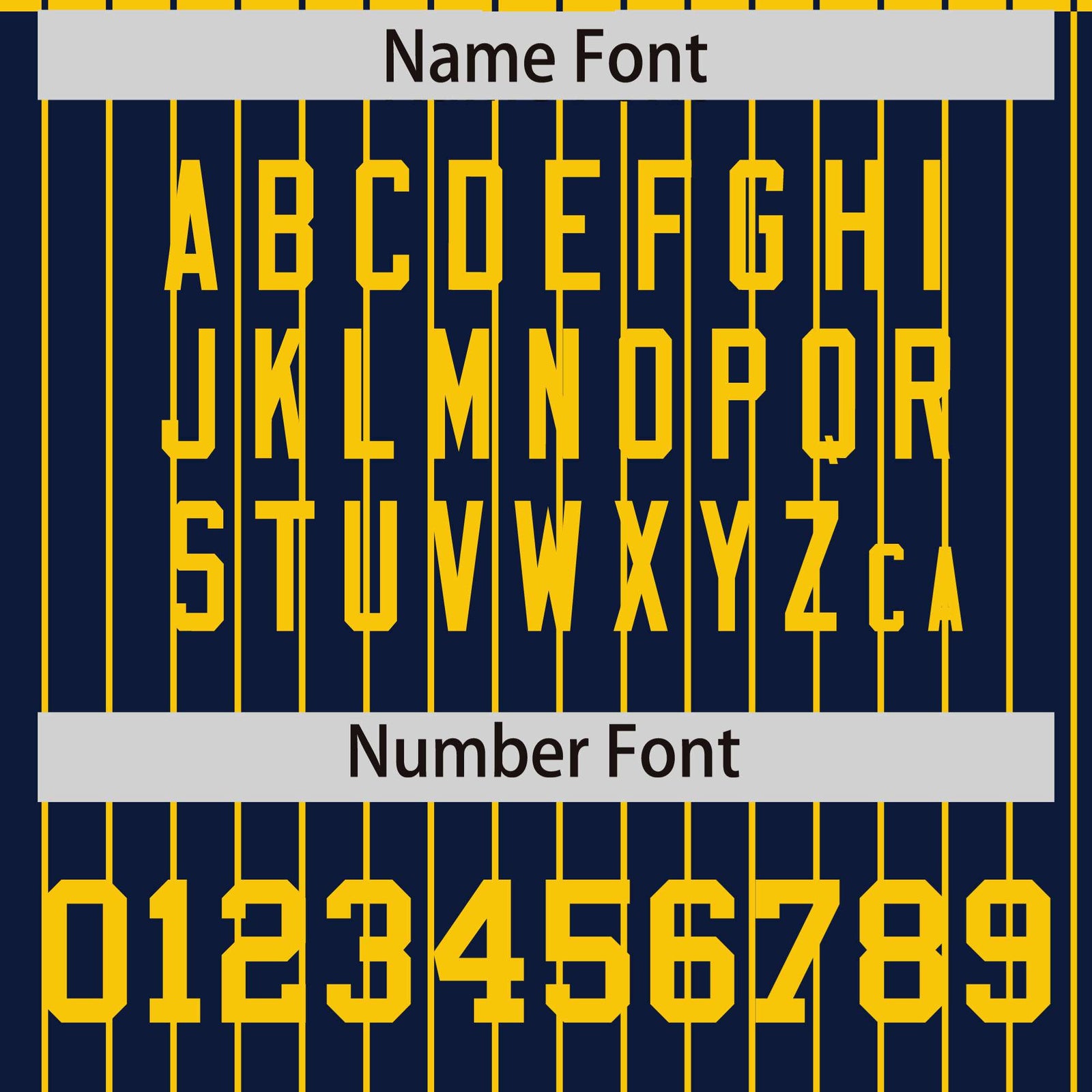 Custom Gold Navy-Gold Personalized Stripe Fashion Letterman Bomber Varsity Jacket