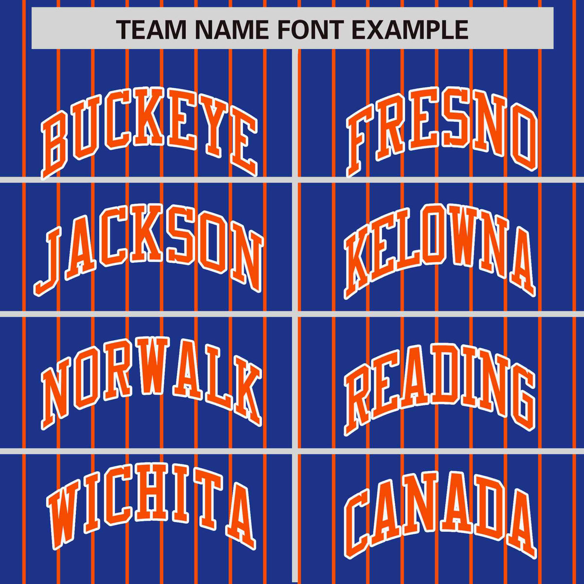 Custom Royal Blue Orange-Royal Blue Personalized Stripe Fashion Letterman Bomber Varsity Jacket
